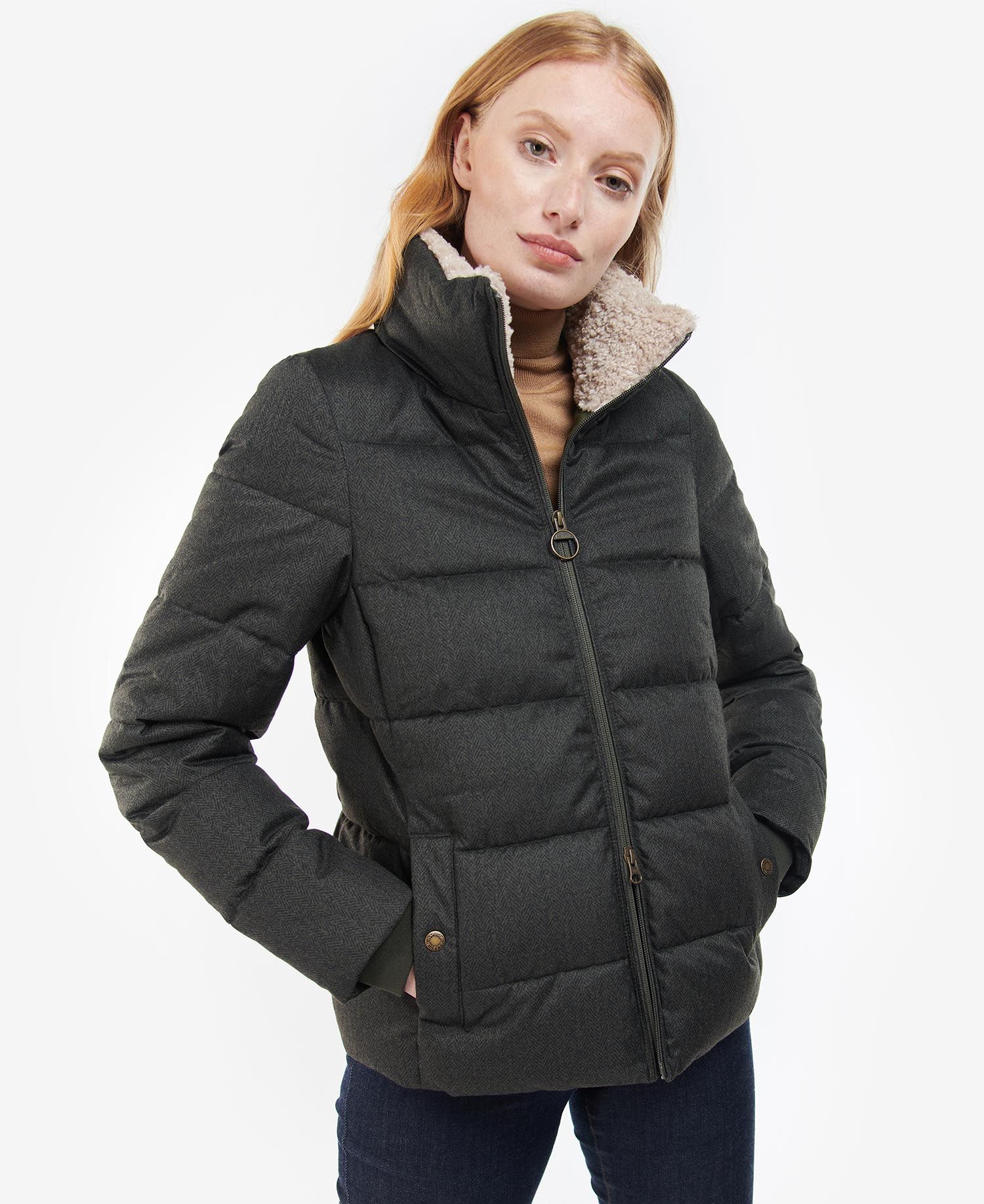 Barbour Allium Women's Quilted Jackets Navy | 627480-XBJ