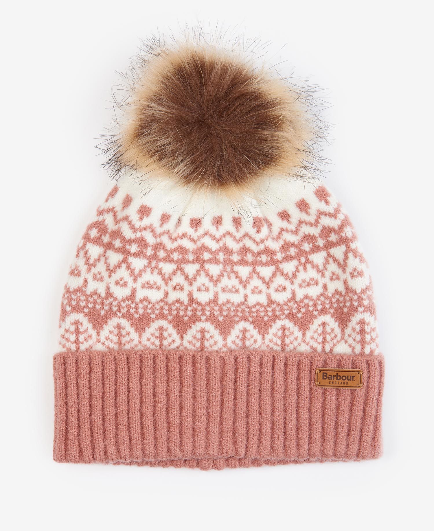 Barbour Alpine Fairisle Pom Women's Beanie Navy | 853907-FLO