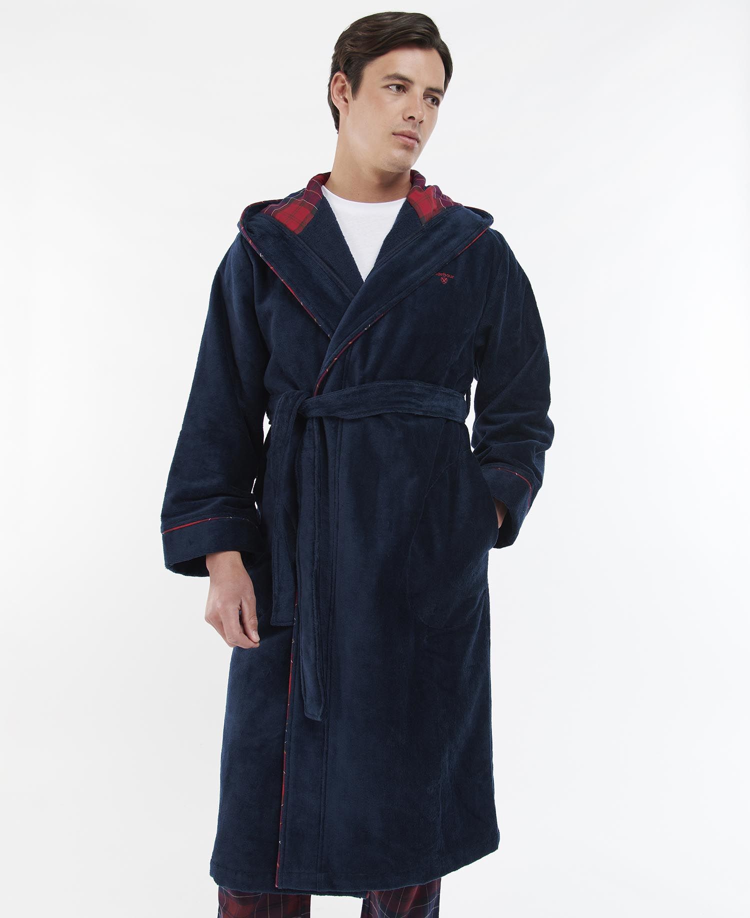 Barbour Angusing Gown Men's Nightwear Grey | 712980-IQK