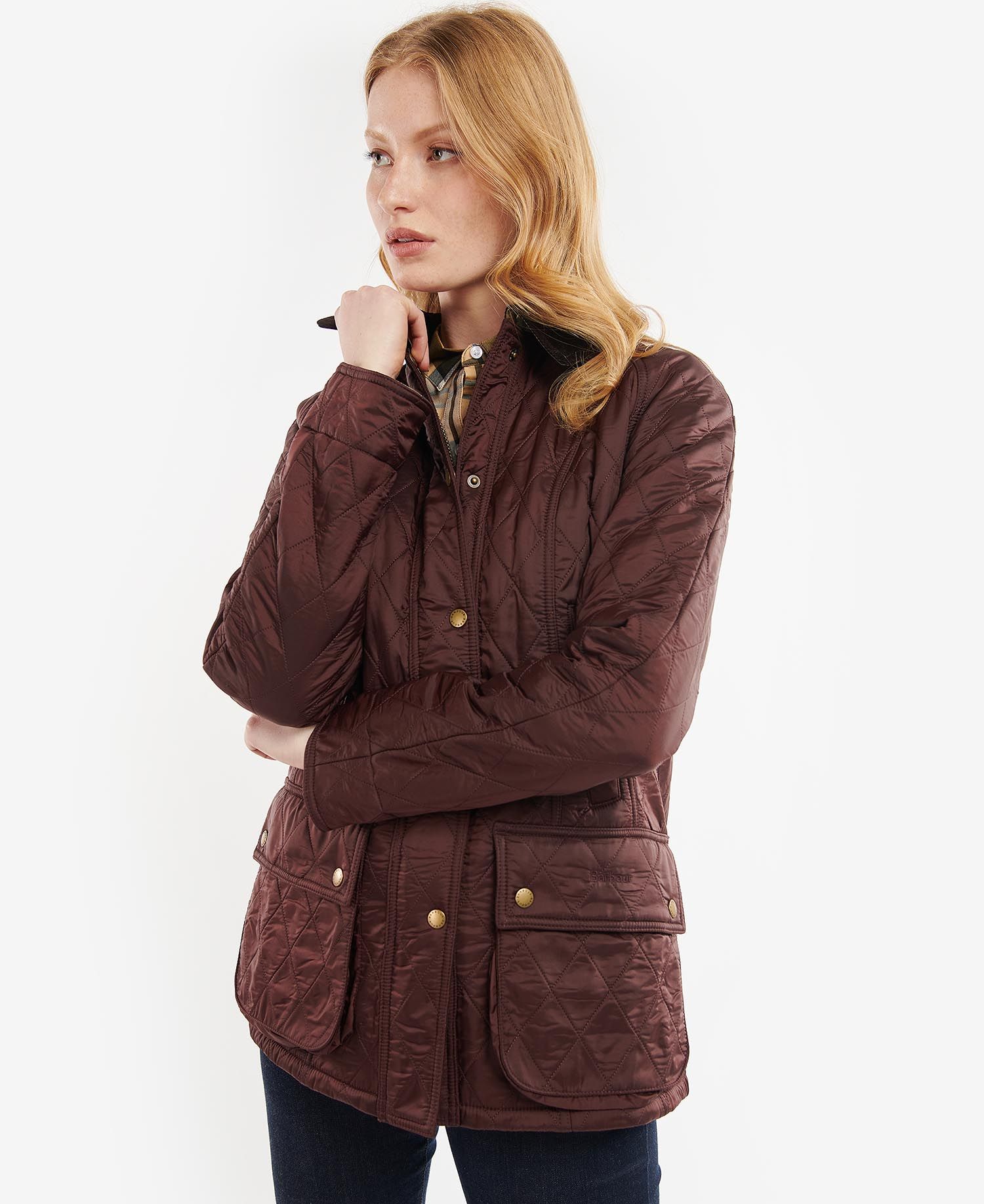 Barbour Beadnell Polarquilt Women's Quilted Jackets Olive | 193805-PQJ