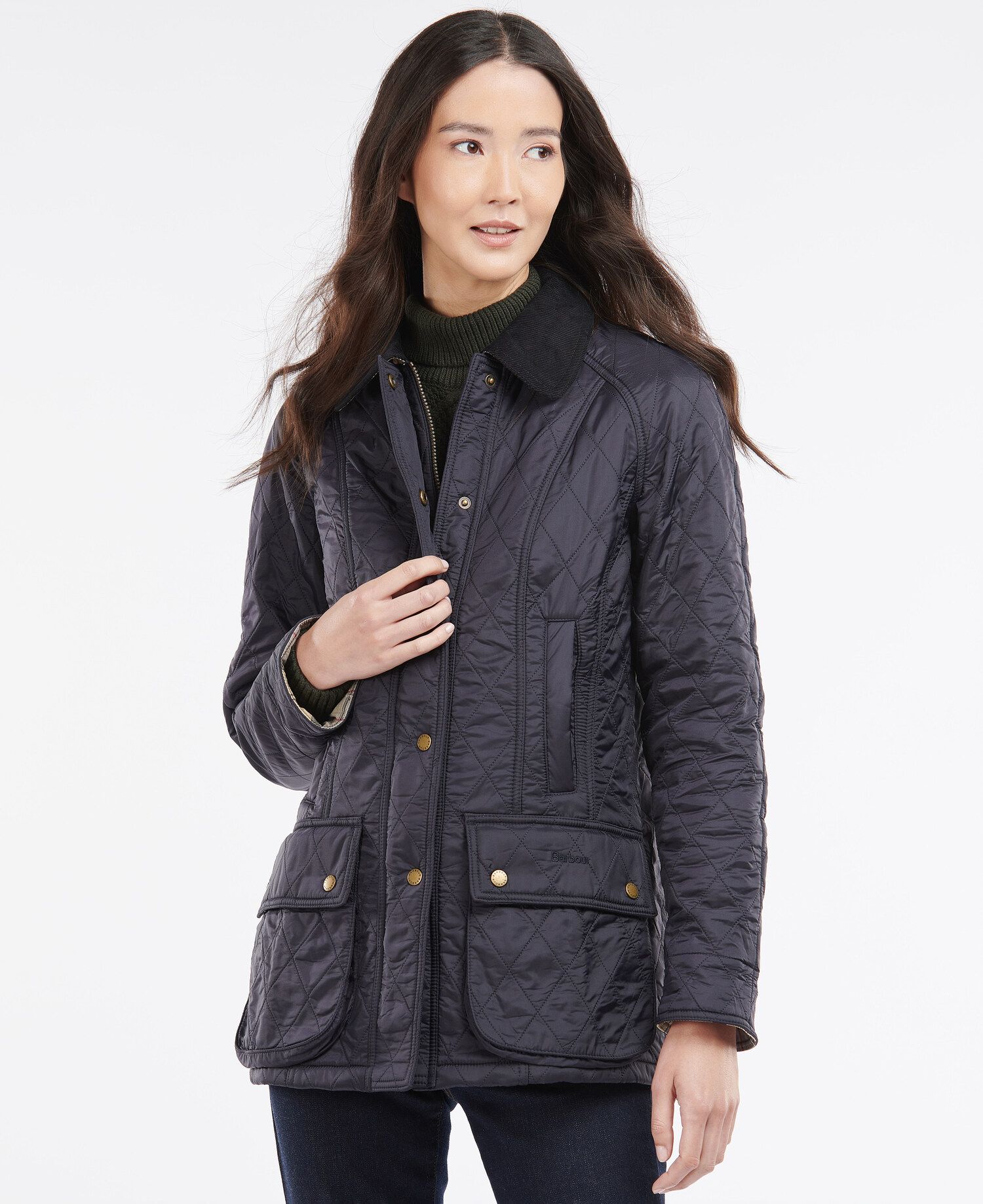 Barbour Beadnell Polarquilt Women's Quilted Jackets Olive | 492708-YMH