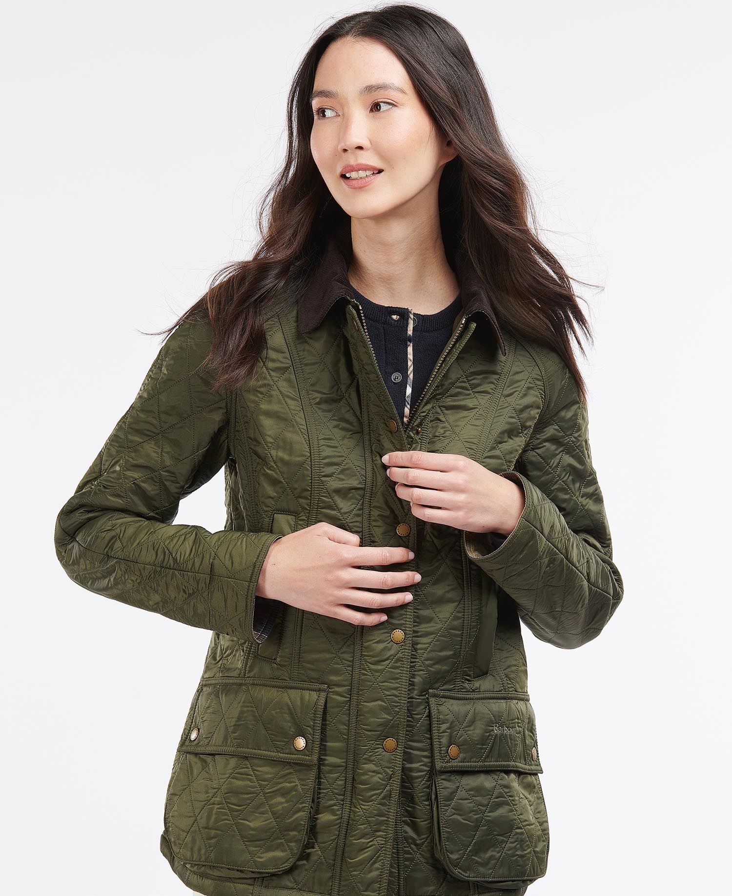 Barbour Beadnell Polarquilt Women's Quilted Jackets Olive | 745610-ZIM