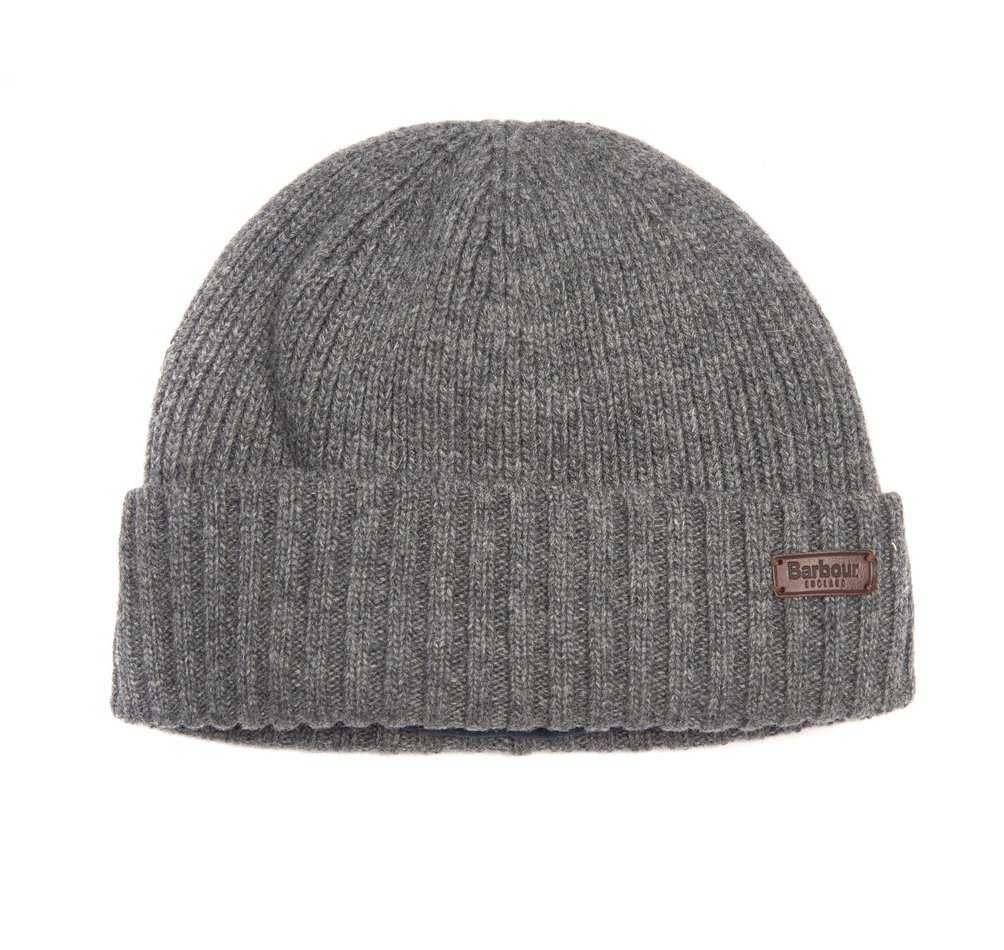 Barbour Carlton Men's Beanie Grey | 501429-DAJ