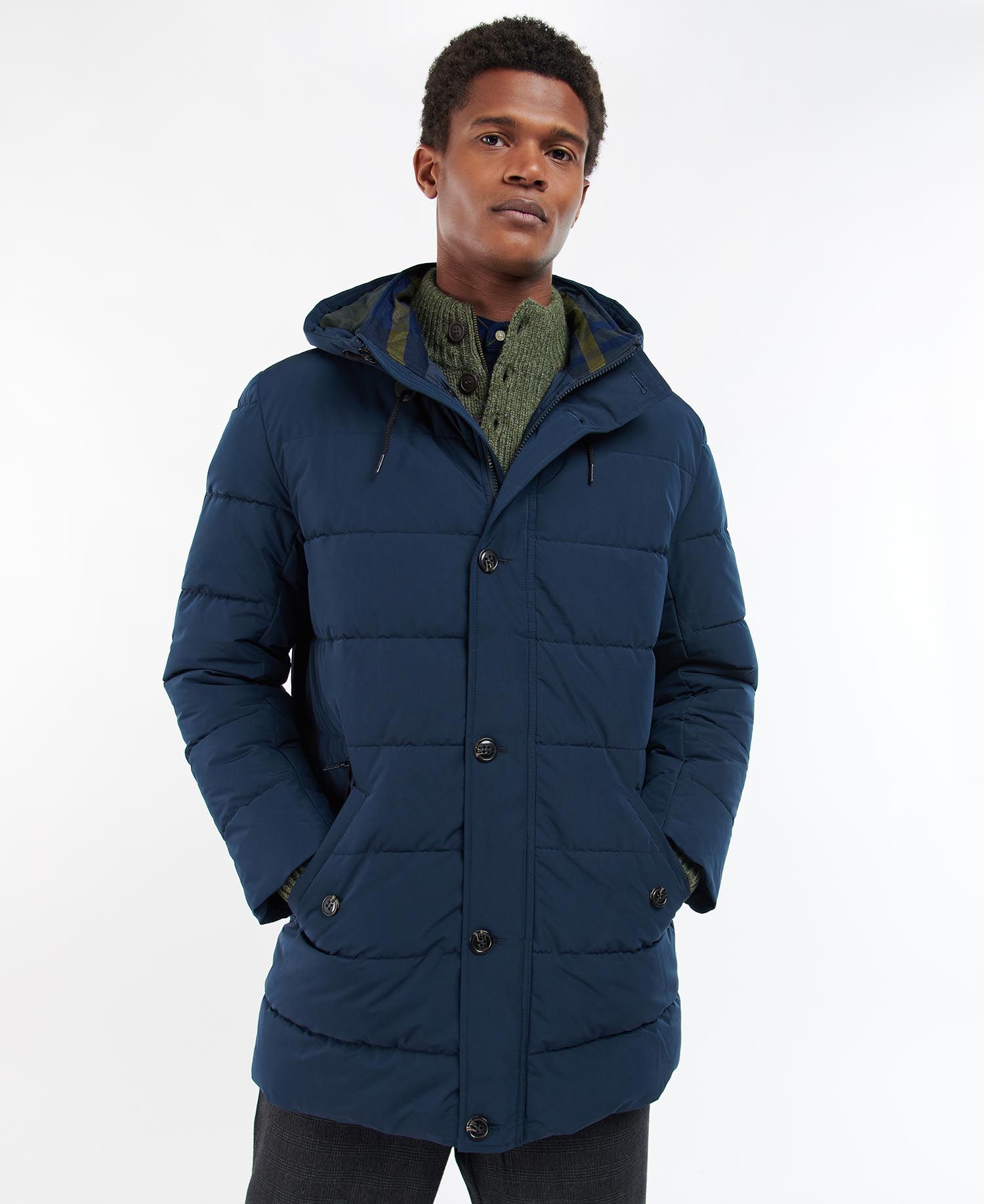 Barbour Chelsea Baffle Men's Quilted Jackets Olive | 745081-VFM