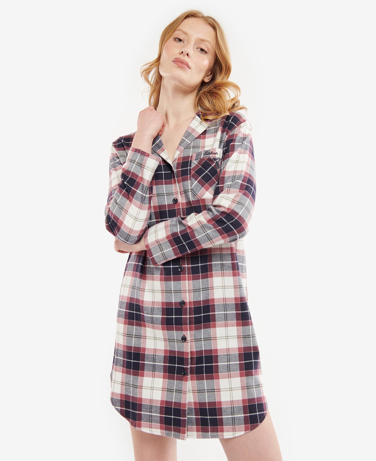 Barbour Etta Women's Nightwear Red / Navy / White | 046981-WOB