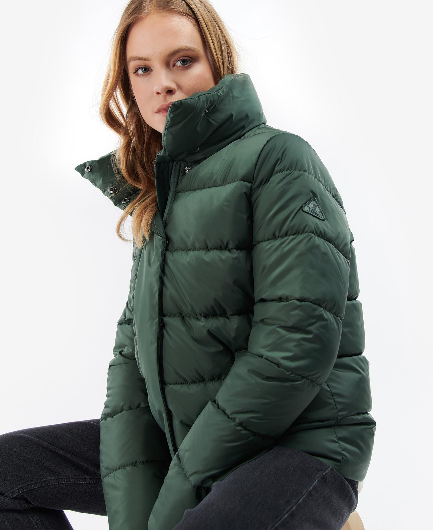 Barbour Fairbarn Women's Quilted Jackets Green | 306521-NEA