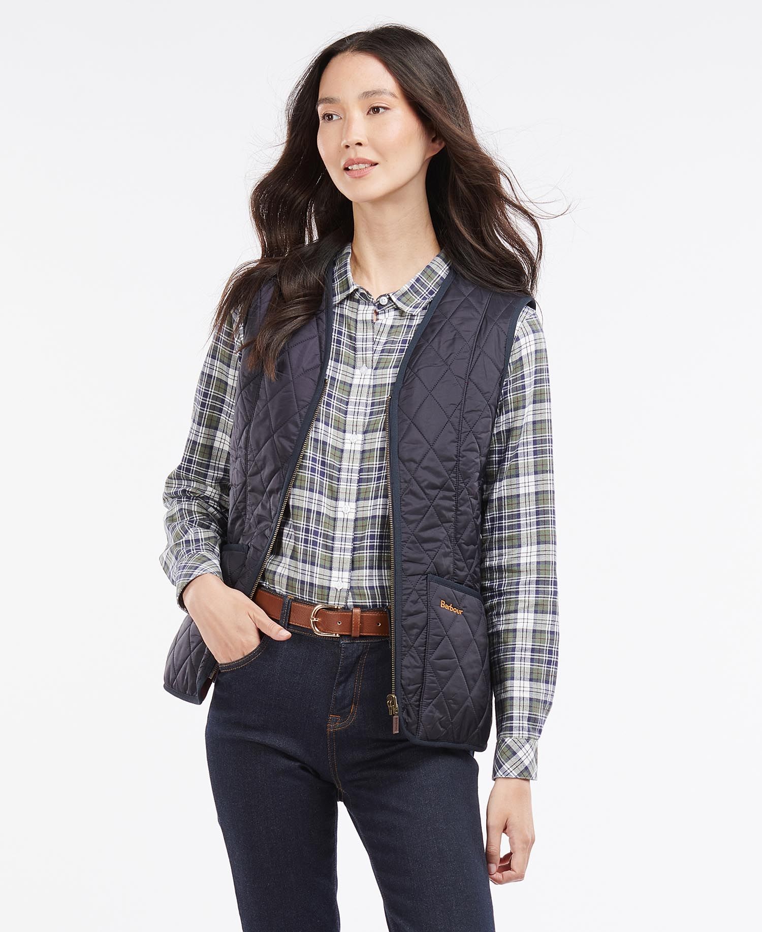 Barbour Fleece Betty Liner Women's Vest Dark Olive | 954120-TNR