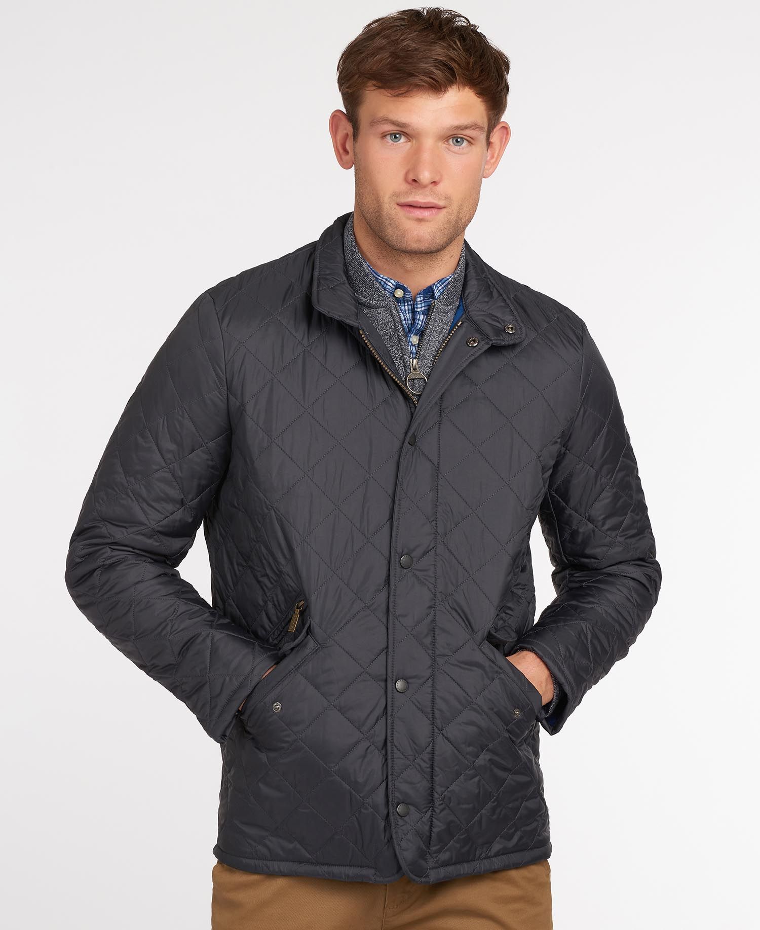 Barbour Flyweight Men's Quilted Jackets Black | 261479-UPX