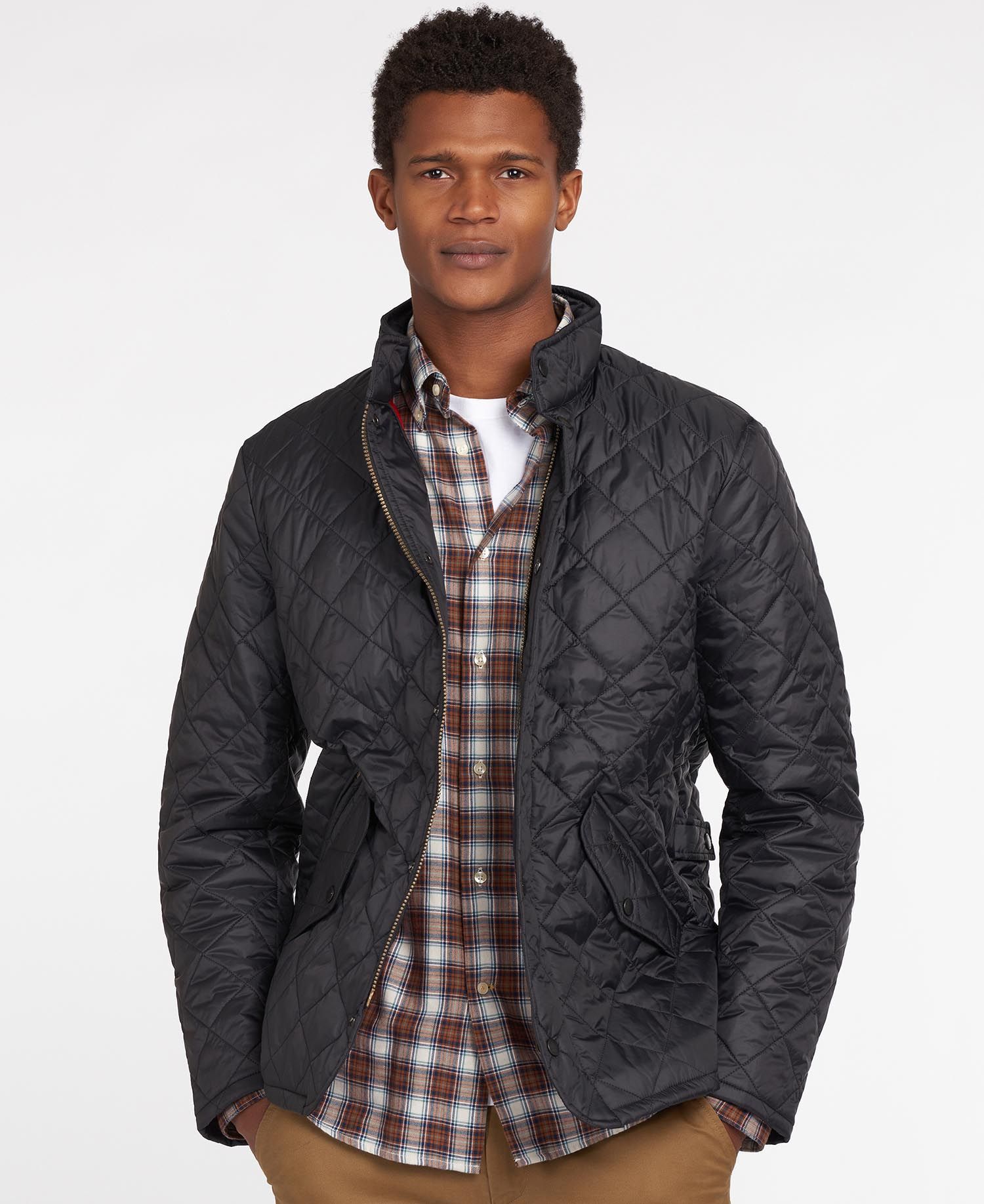 Barbour Flyweight Men's Quilted Jackets Black | 391708-IOV