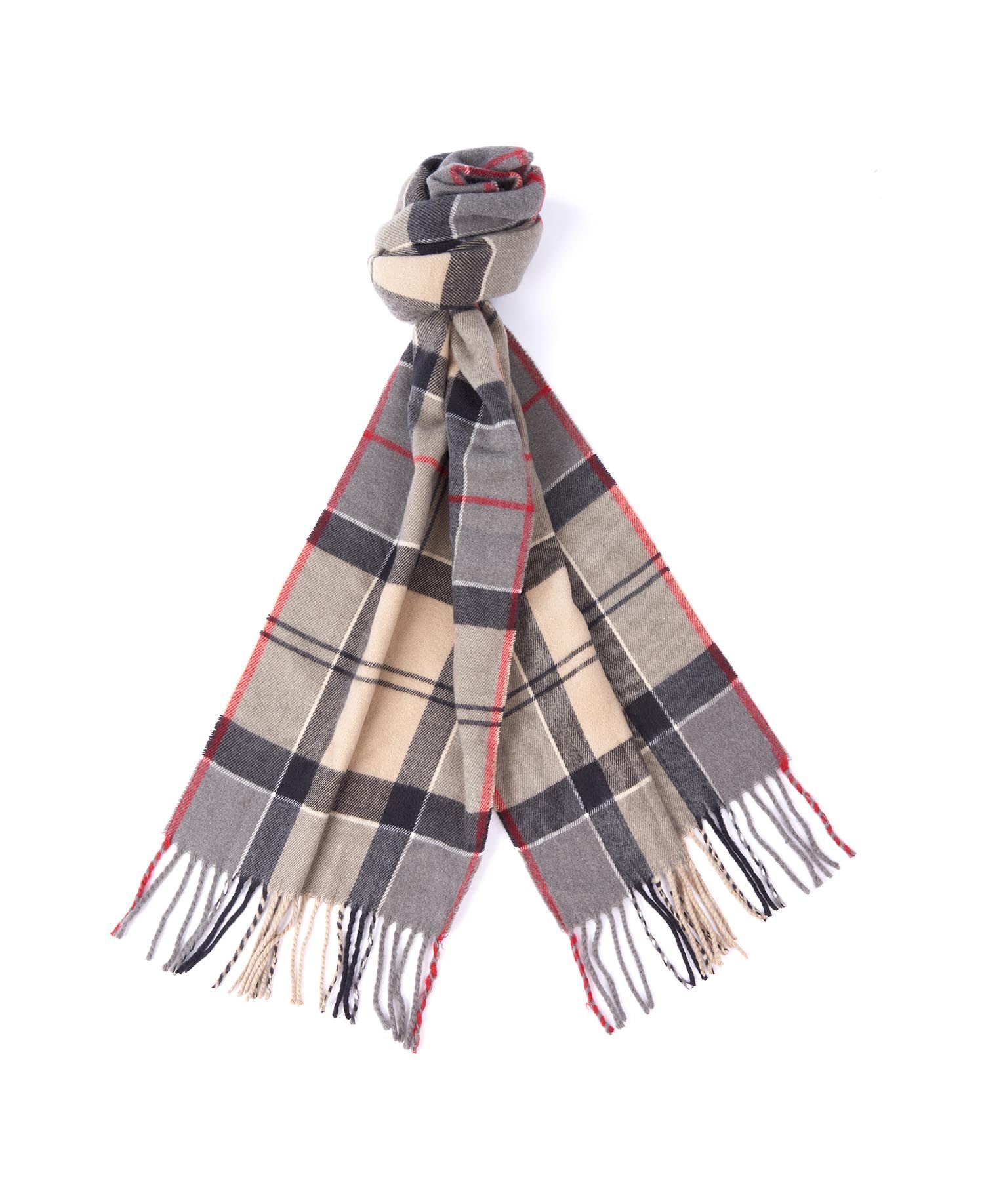 Barbour Galingale Tartan Men's Scarves Khaki / Grey | 501962-HJA