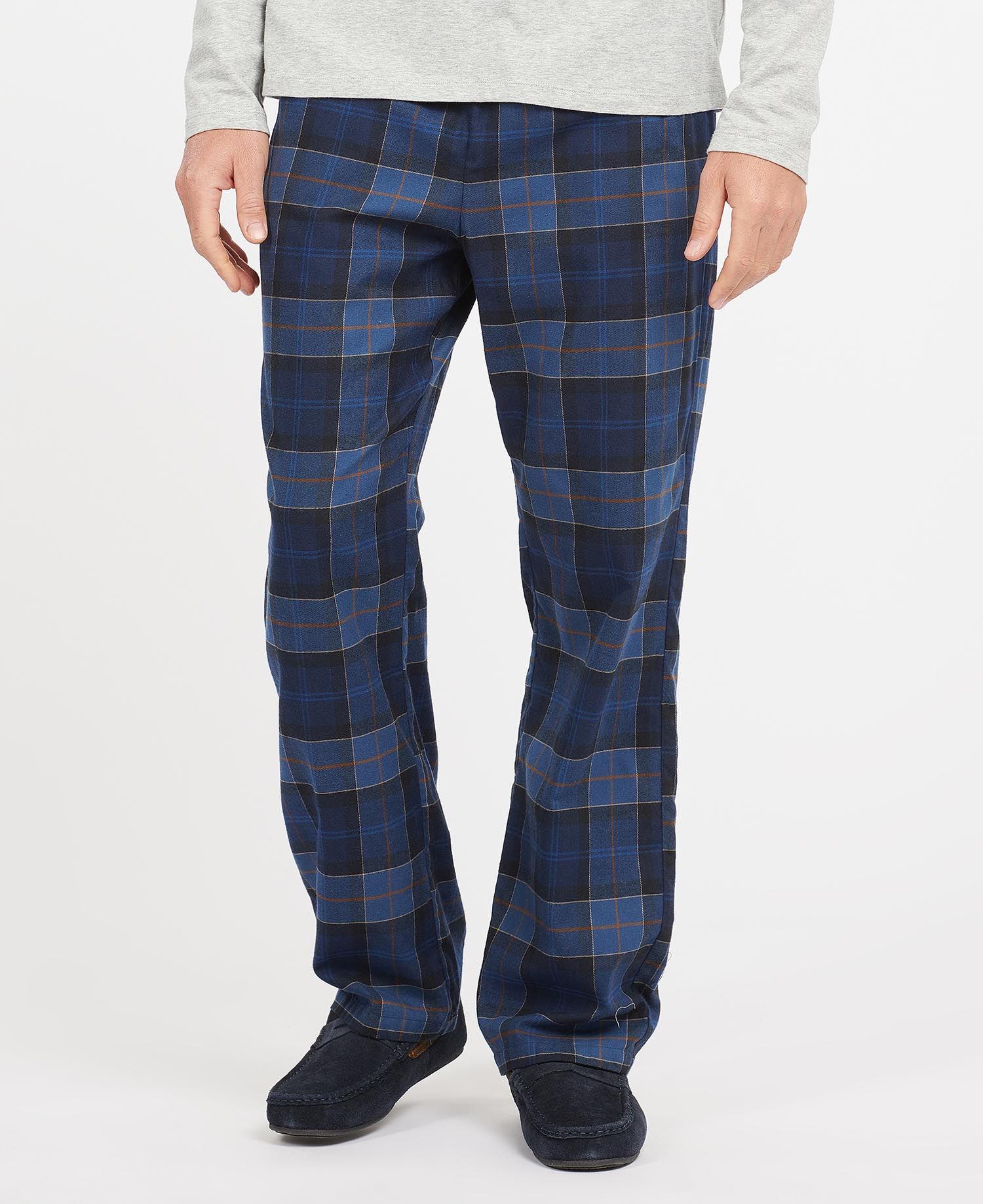 Barbour Glenn Tartans Men's Loungewear Navy | 582319-LOD