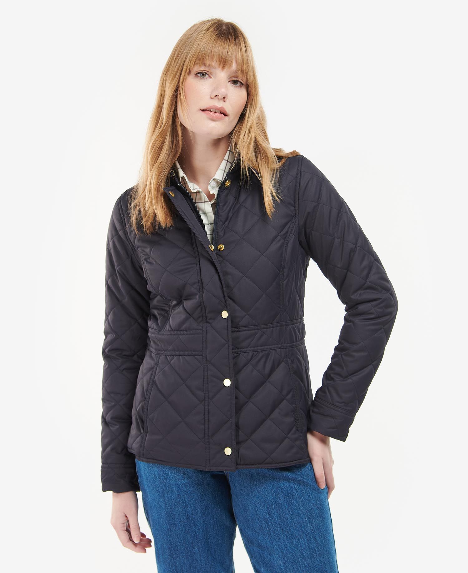 Barbour Jemima Women's Quilted Jackets Navy | 392574-OLX