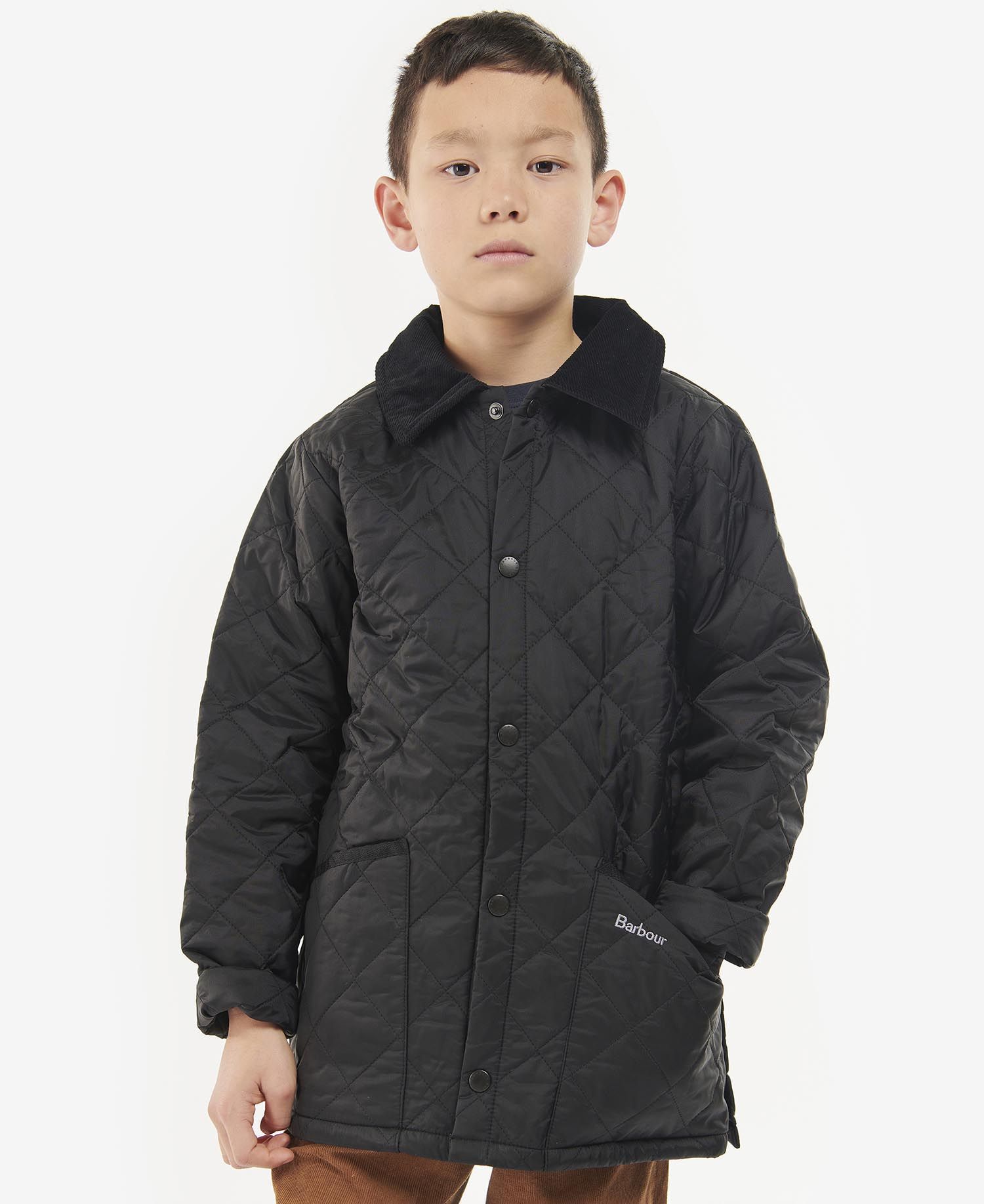 Barbour Liddesdale Kids' Jackets Black | 042196-BVL