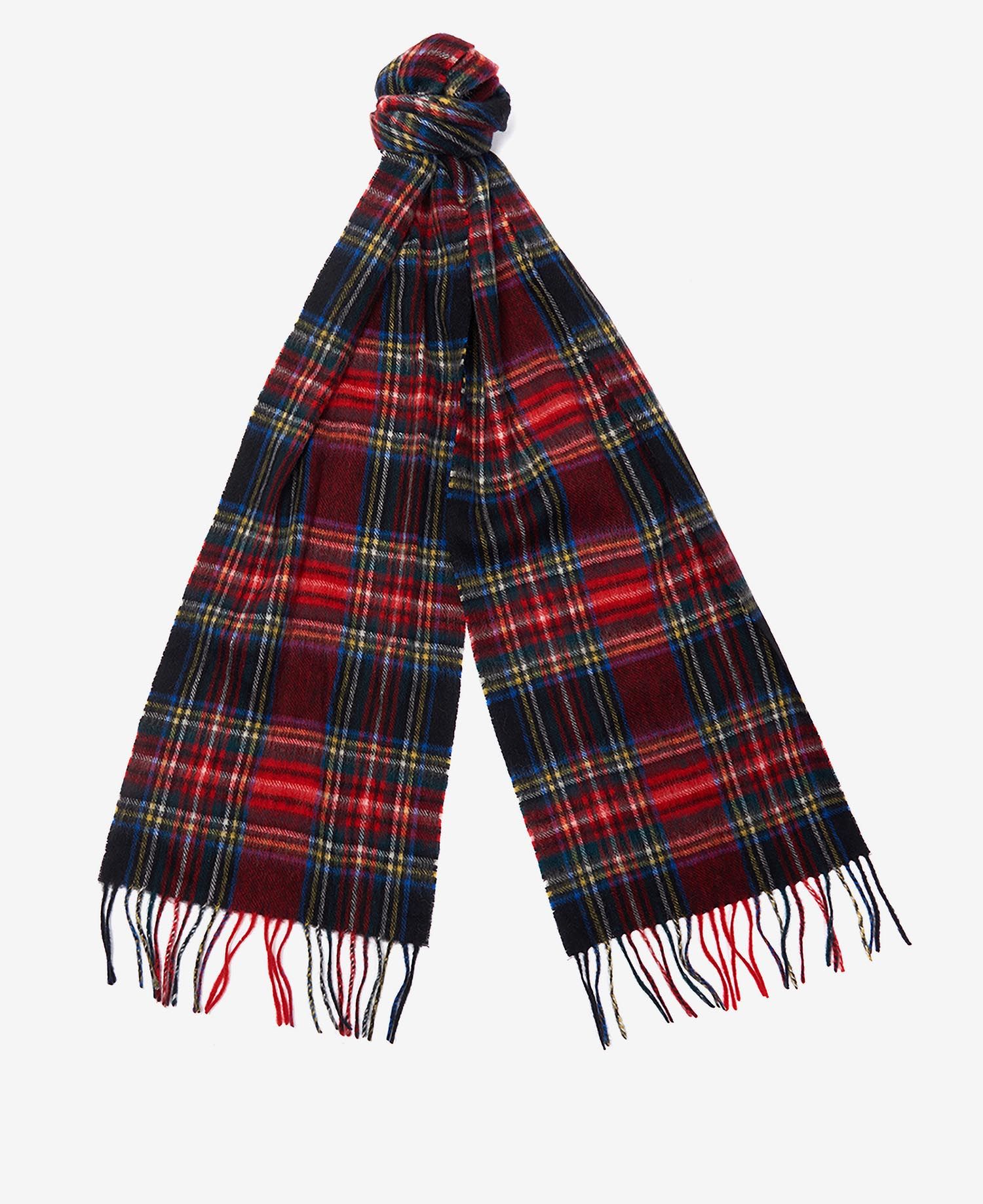 Barbour New Check Tartan Men's Scarves Black | 560394-NGO