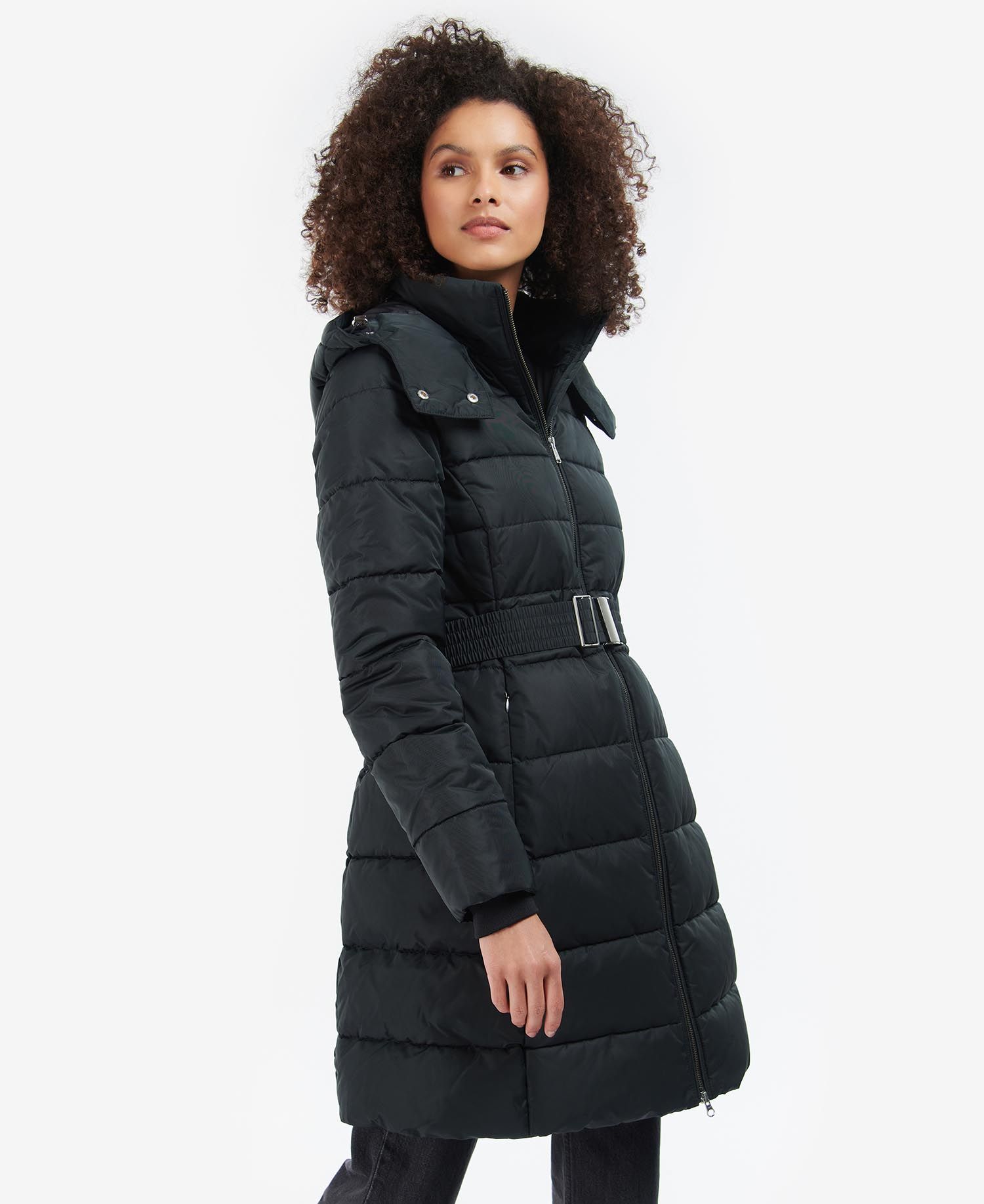 Barbour Octavia Women's Quilted Jackets Black | 614280-CKV