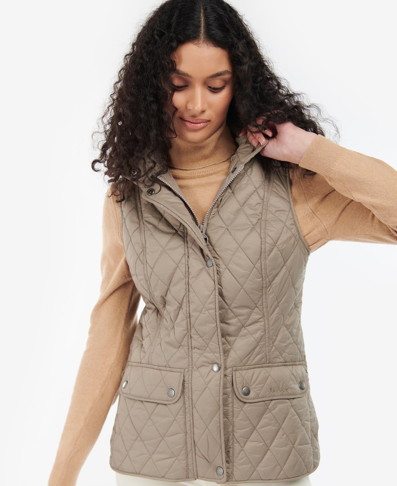 Barbour Otterburn Women's Vest Khaki | 046759-LXI