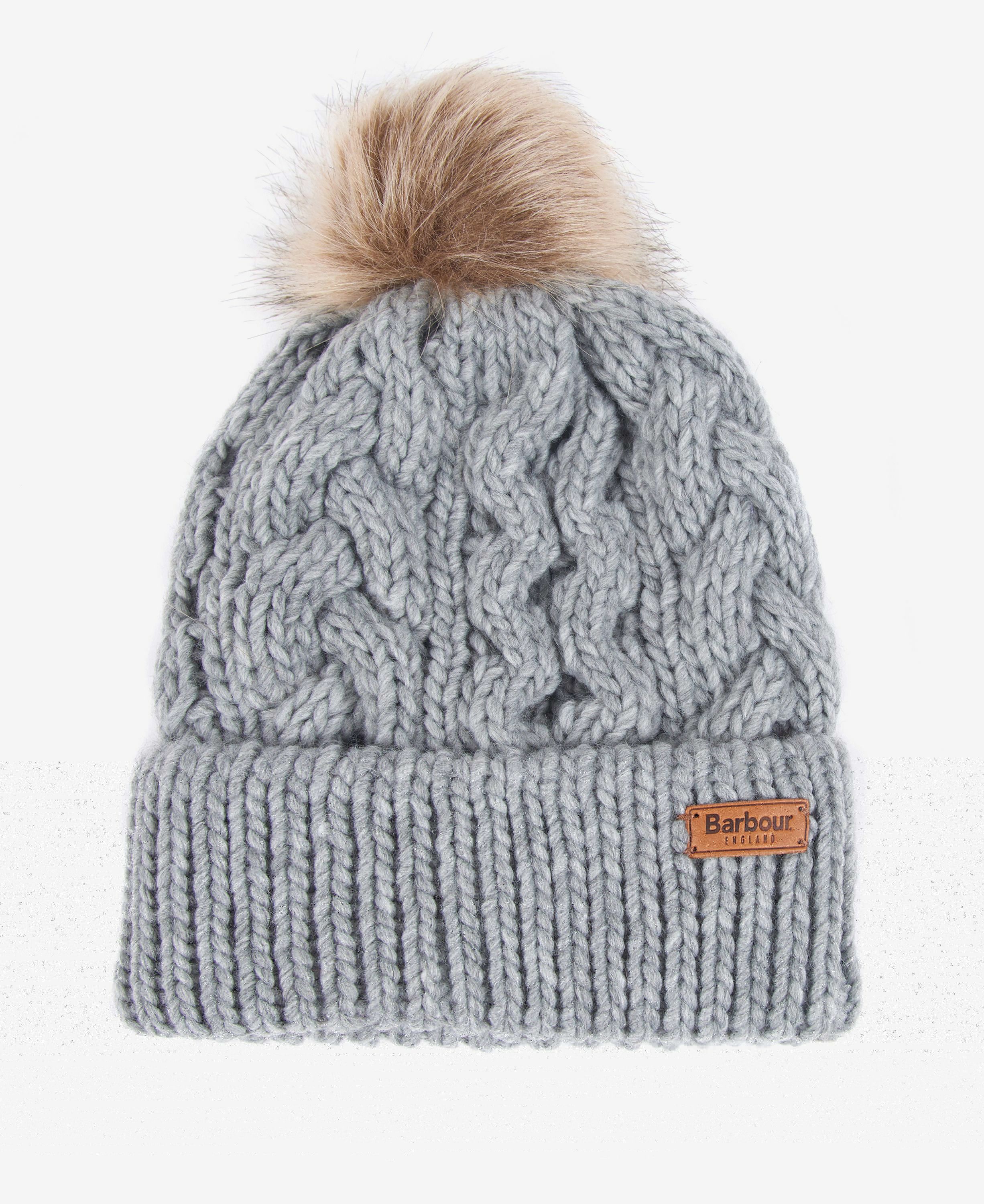 Barbour Penshaw Cable Women's Beanie Grey | 156843-PKX