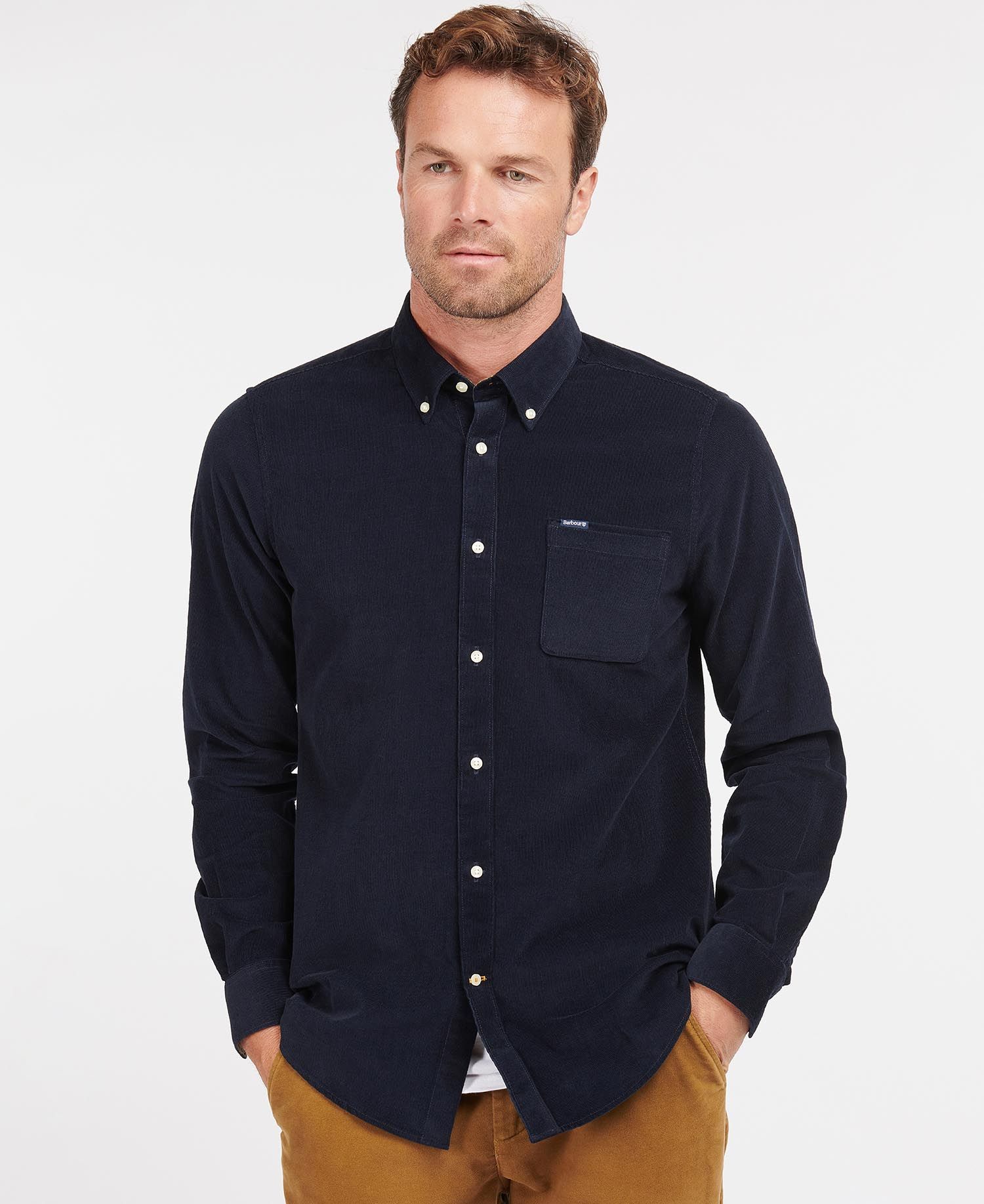 Barbour Ramsey Tailored Men's Shirts Brown | 496013-WUA