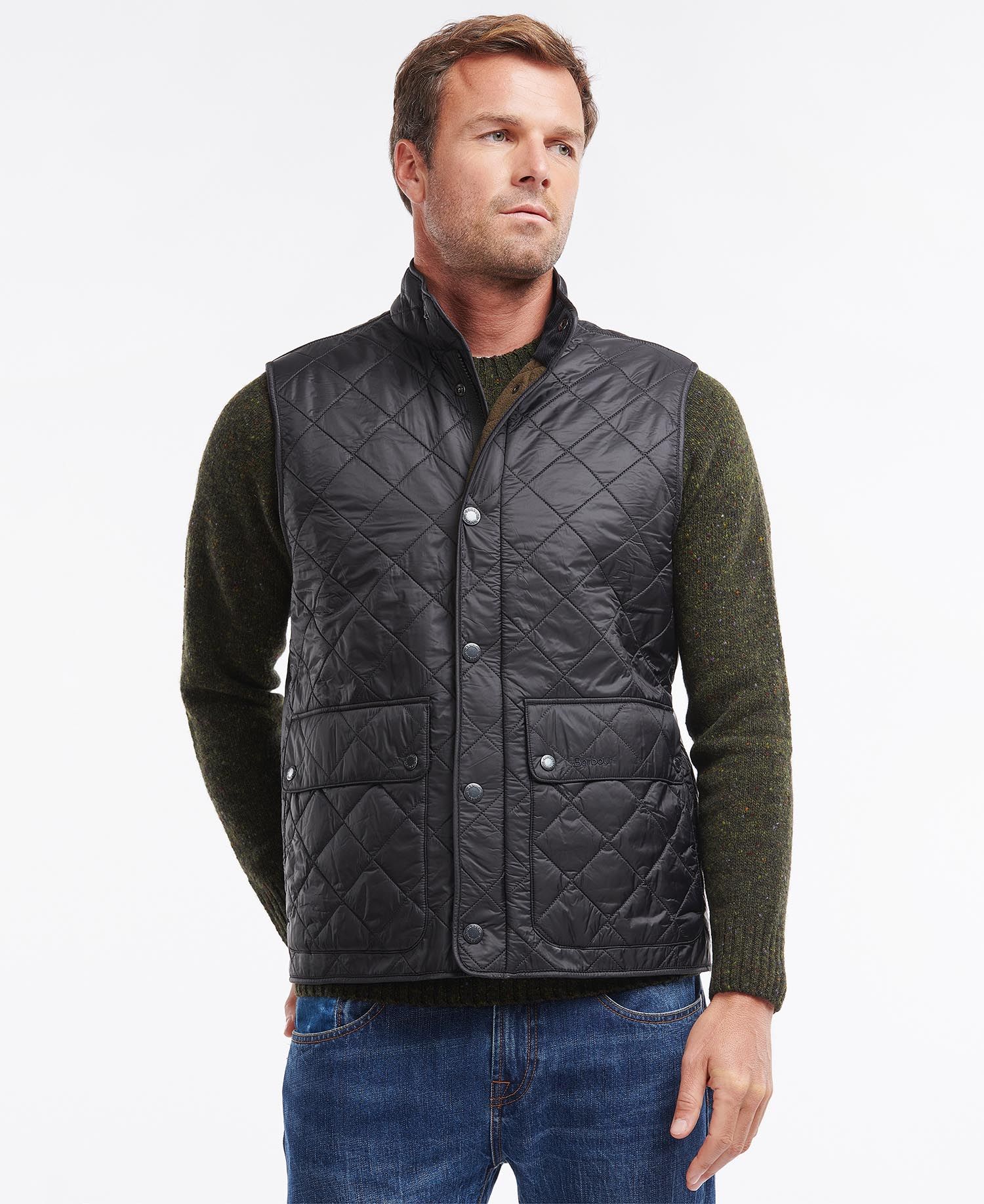 Barbour Rosemount Polar Fleece Men's Vest Black | 035291-FZG