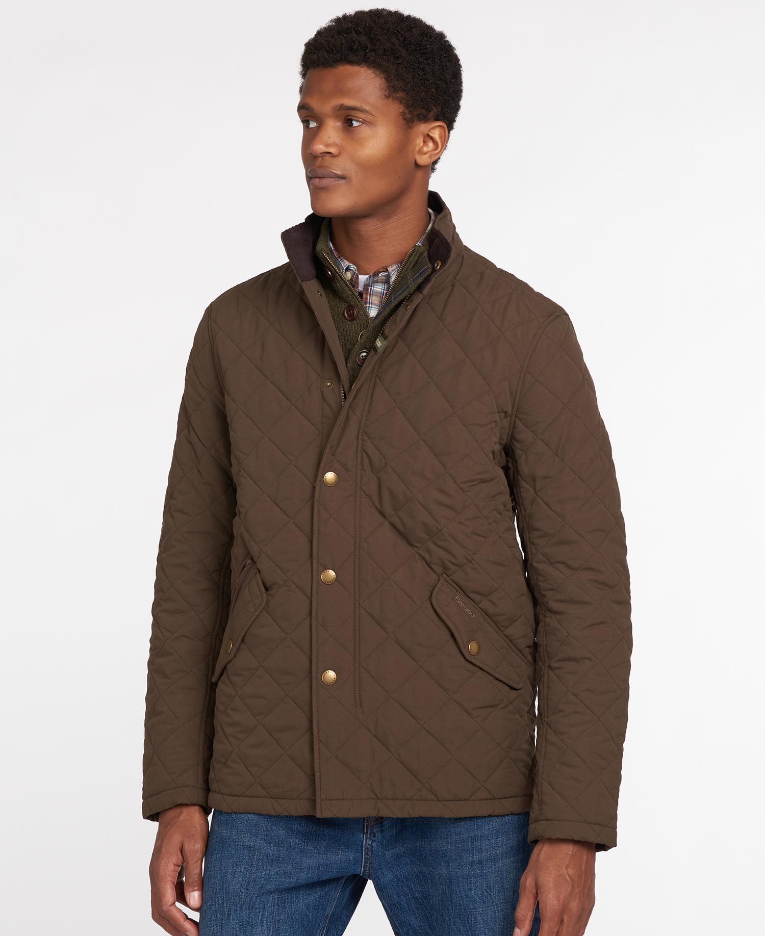 Barbour Shoveler Men's Quilted Jackets Green | 591687-VFJ