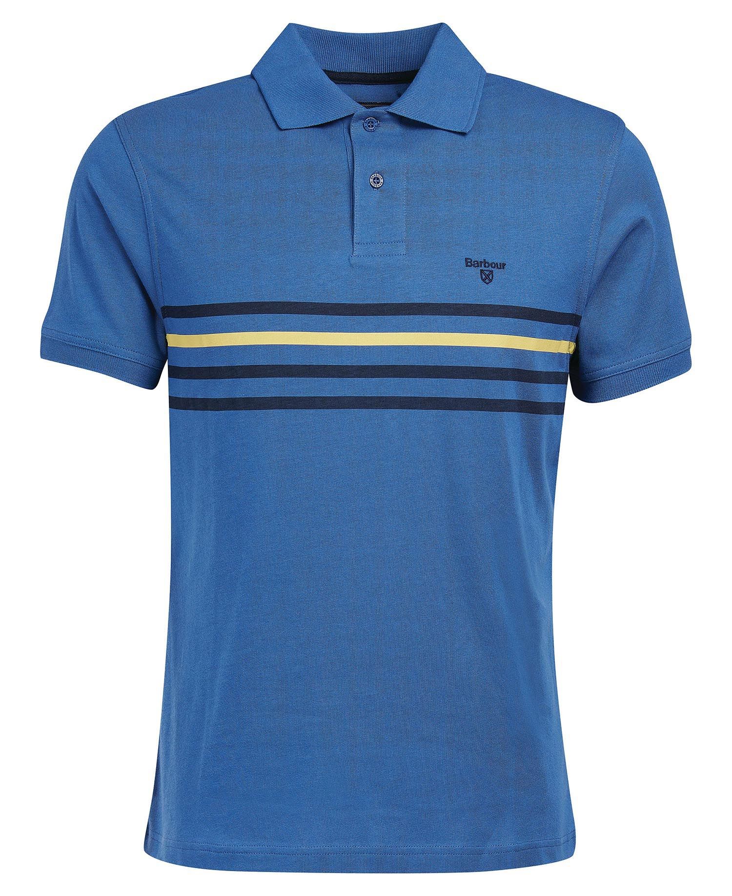 Barbour Silsden Men's Polo Shirts Blue | 631984-XZH