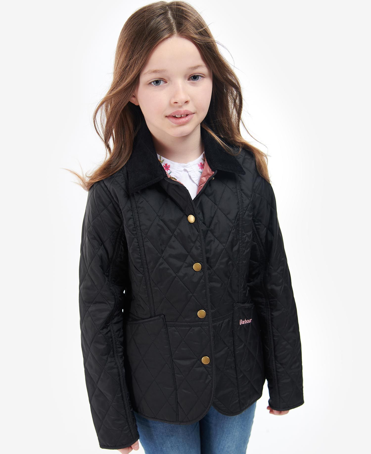 Barbour Summer Liddesdale Kids' Jackets Rose Pink | 813526-PMJ