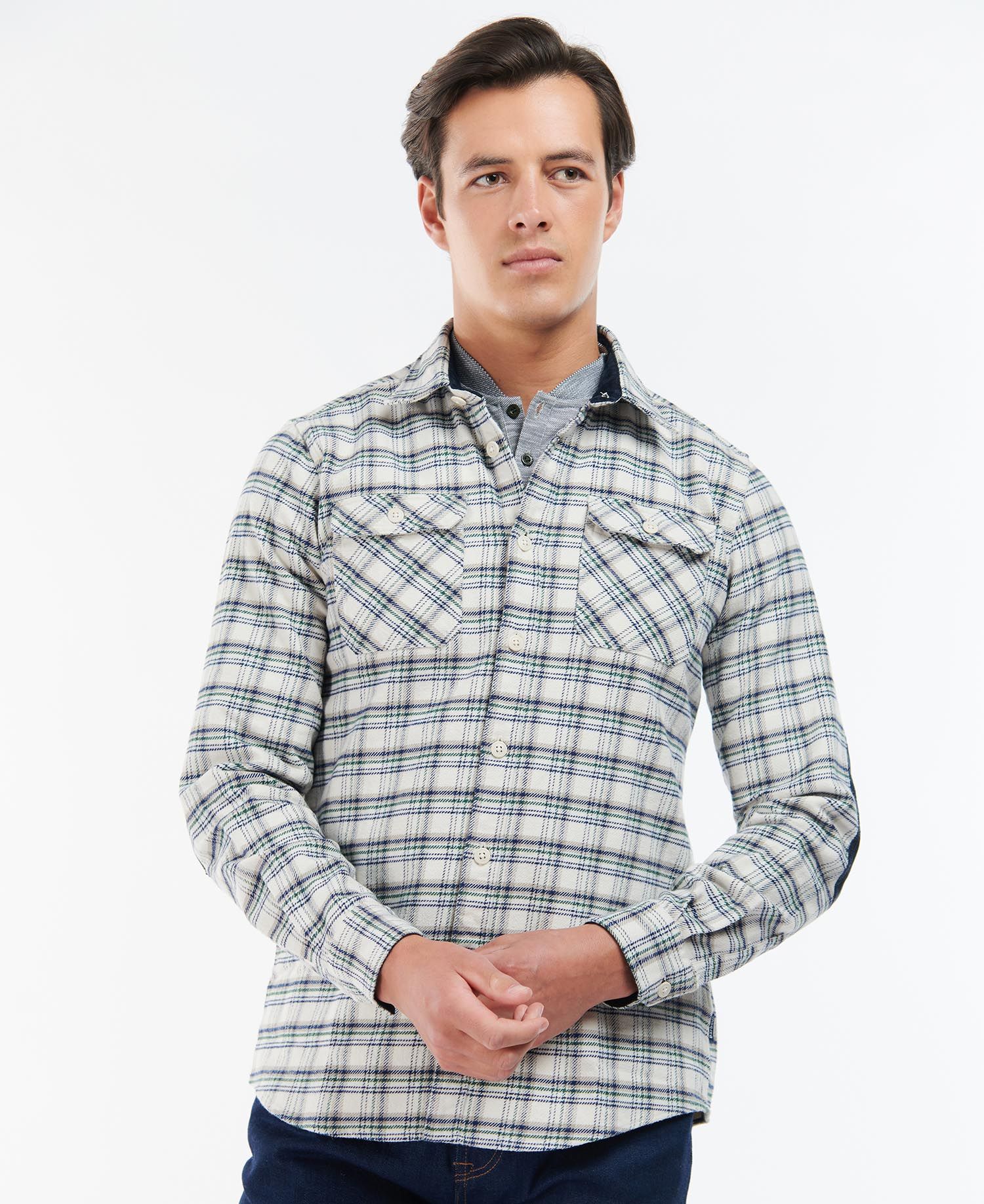 Barbour Winter Work Men's Shirts White | 628704-XYG