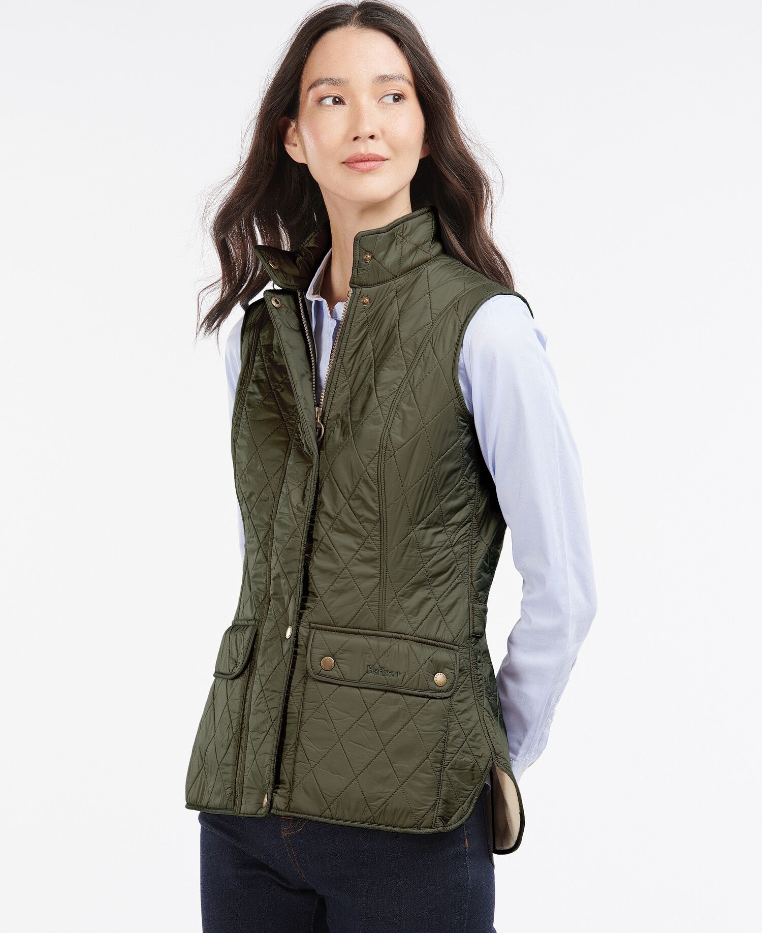 Barbour Wray Women's Vest Navy | 980372-ICV