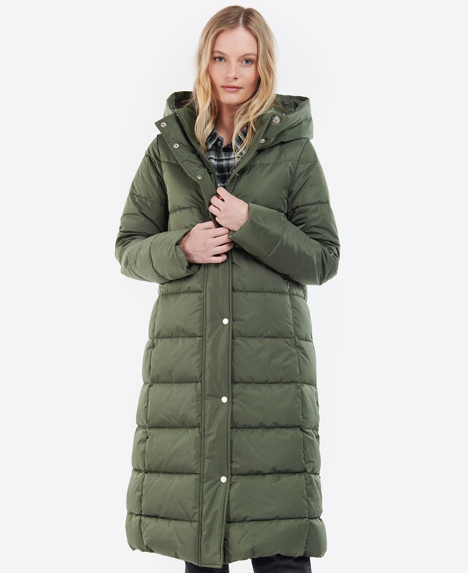 Barbour Zenia Women's Quilted Jackets Olive | 841369-PRE