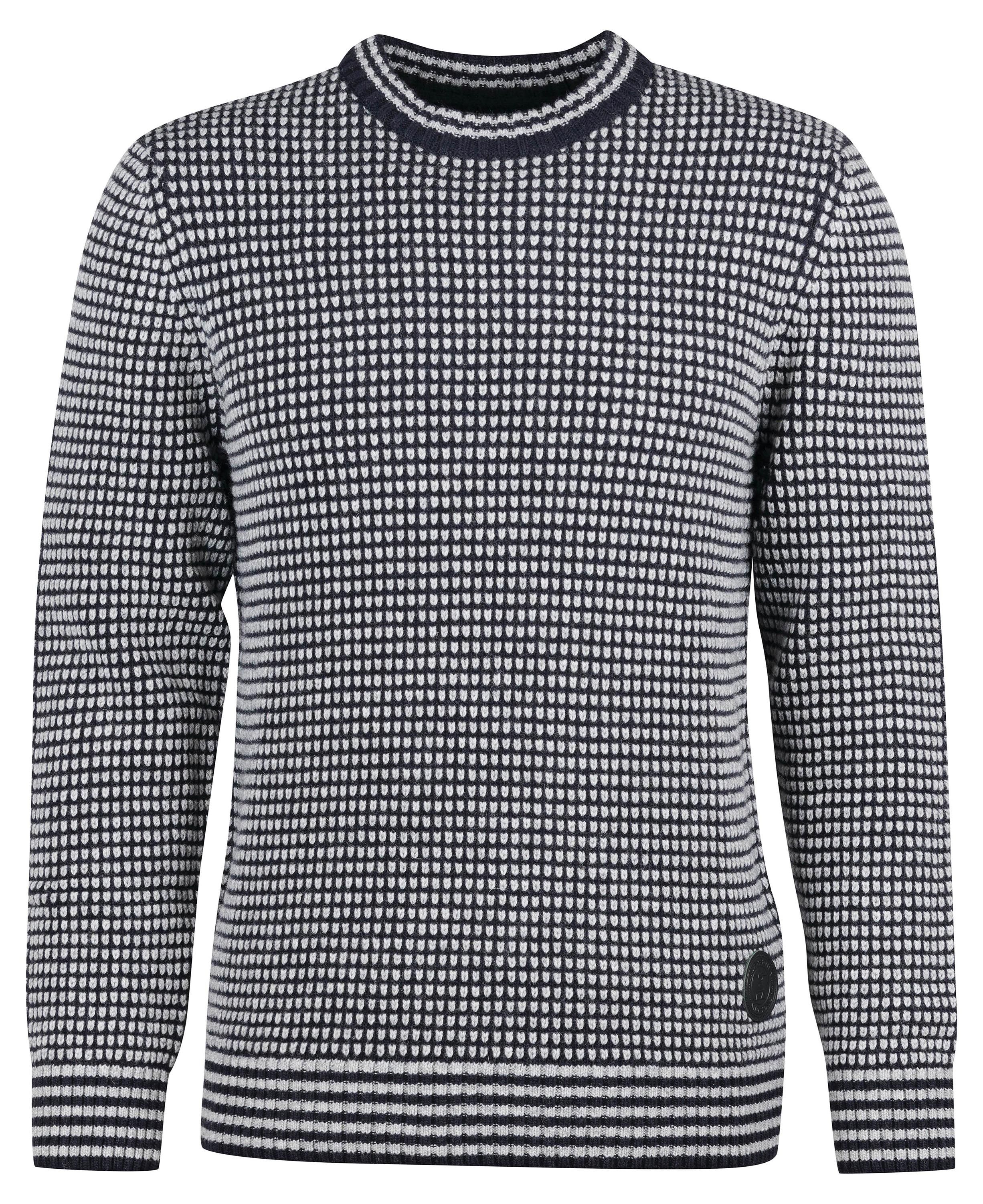 Barbour Admiral Birdseye Crew Men's Sweaters Navy | 418635-TBK