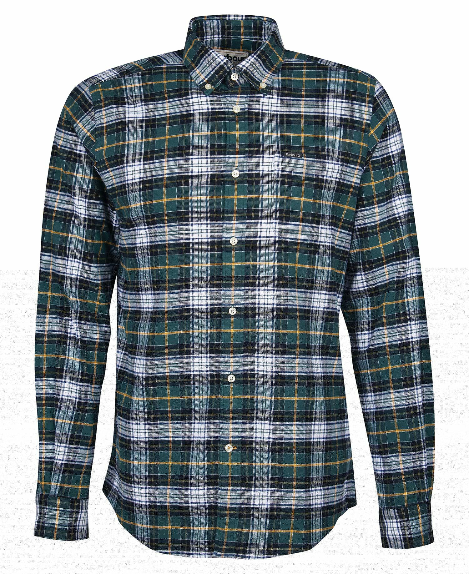 Barbour Alderton Tailored Men's Shirts Green | 348071-DPG