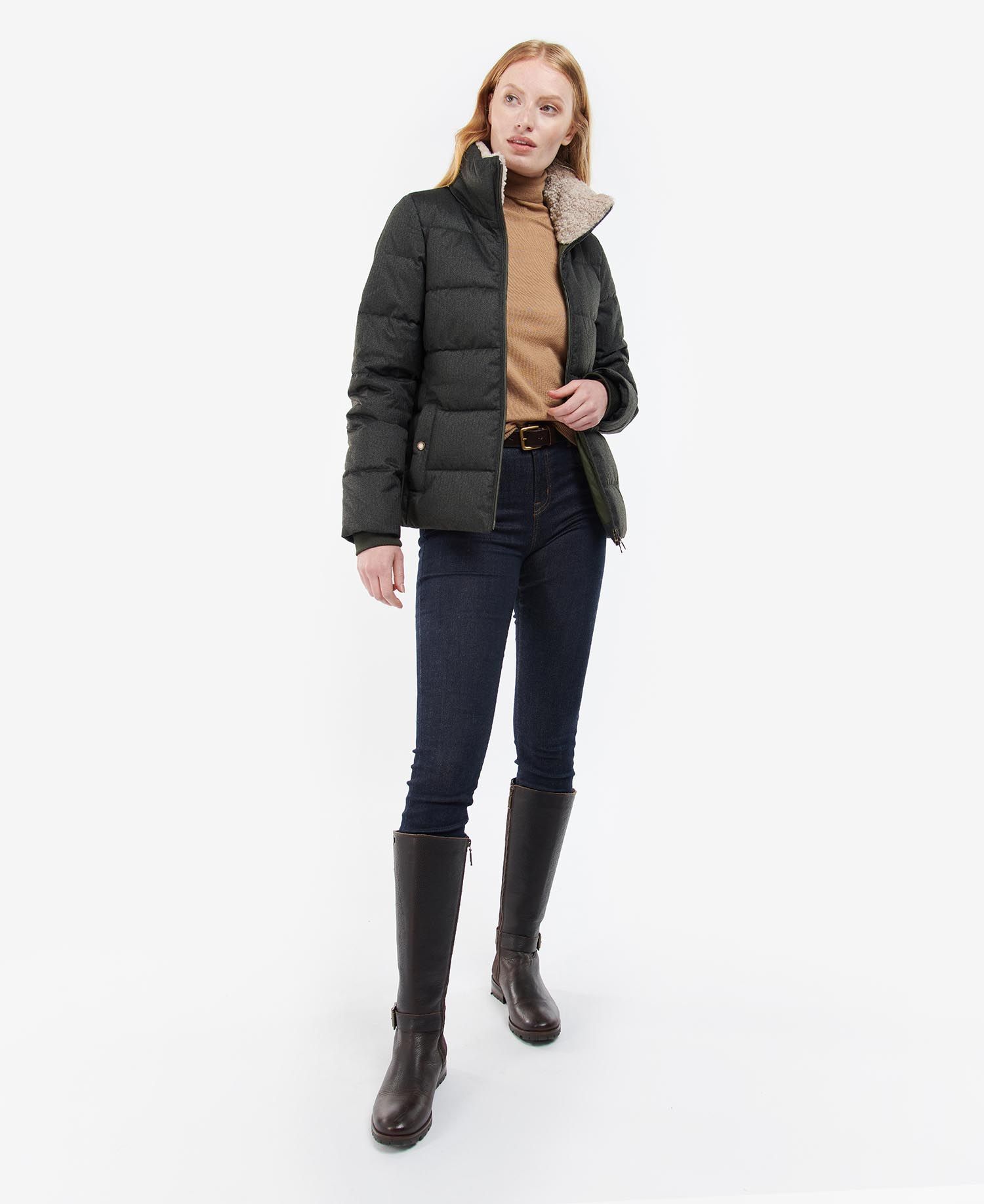 Barbour Allium Women's Quilted Jackets Navy | 627480-XBJ