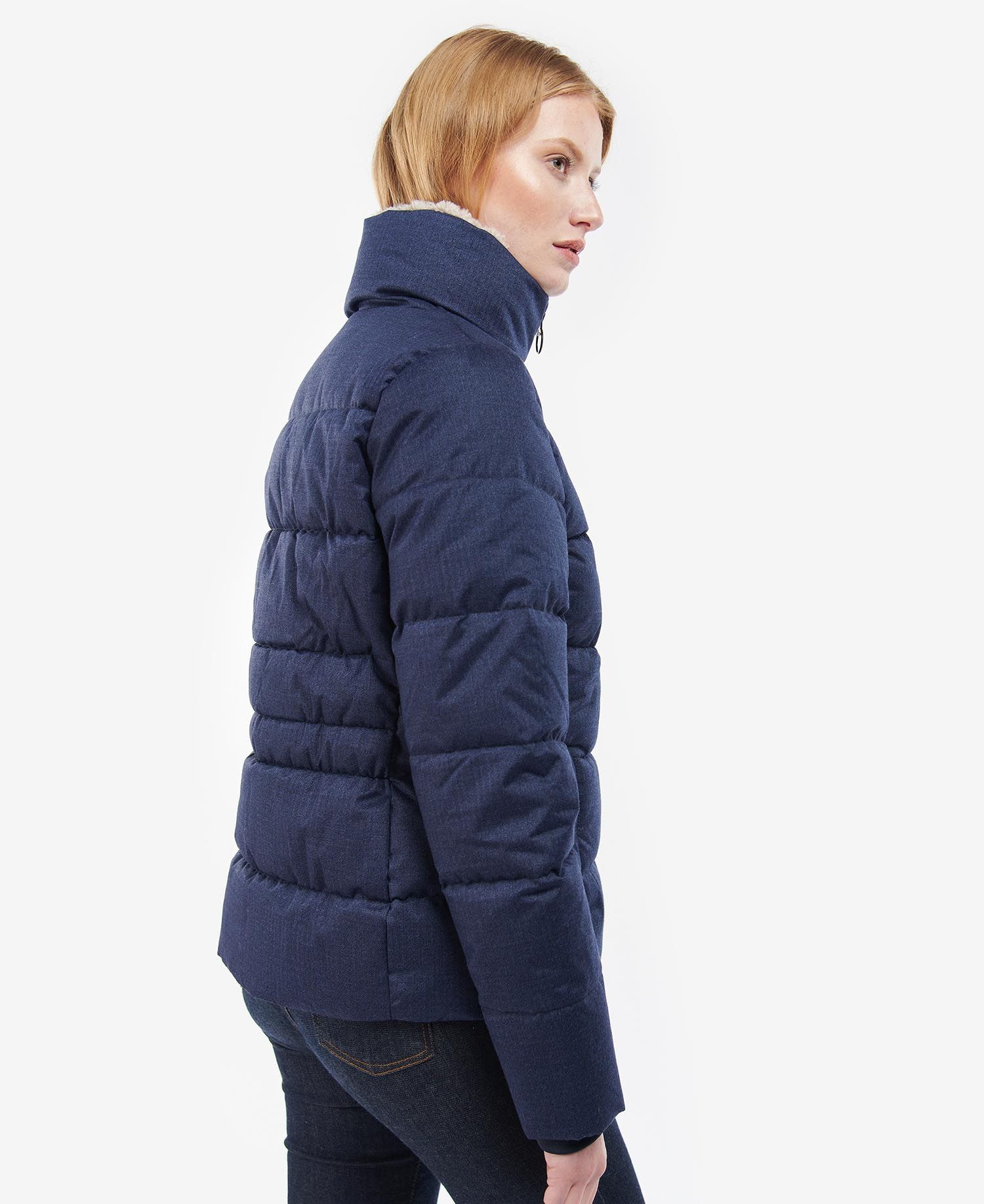 Barbour Allium Women's Quilted Jackets Navy | 681530-RUE