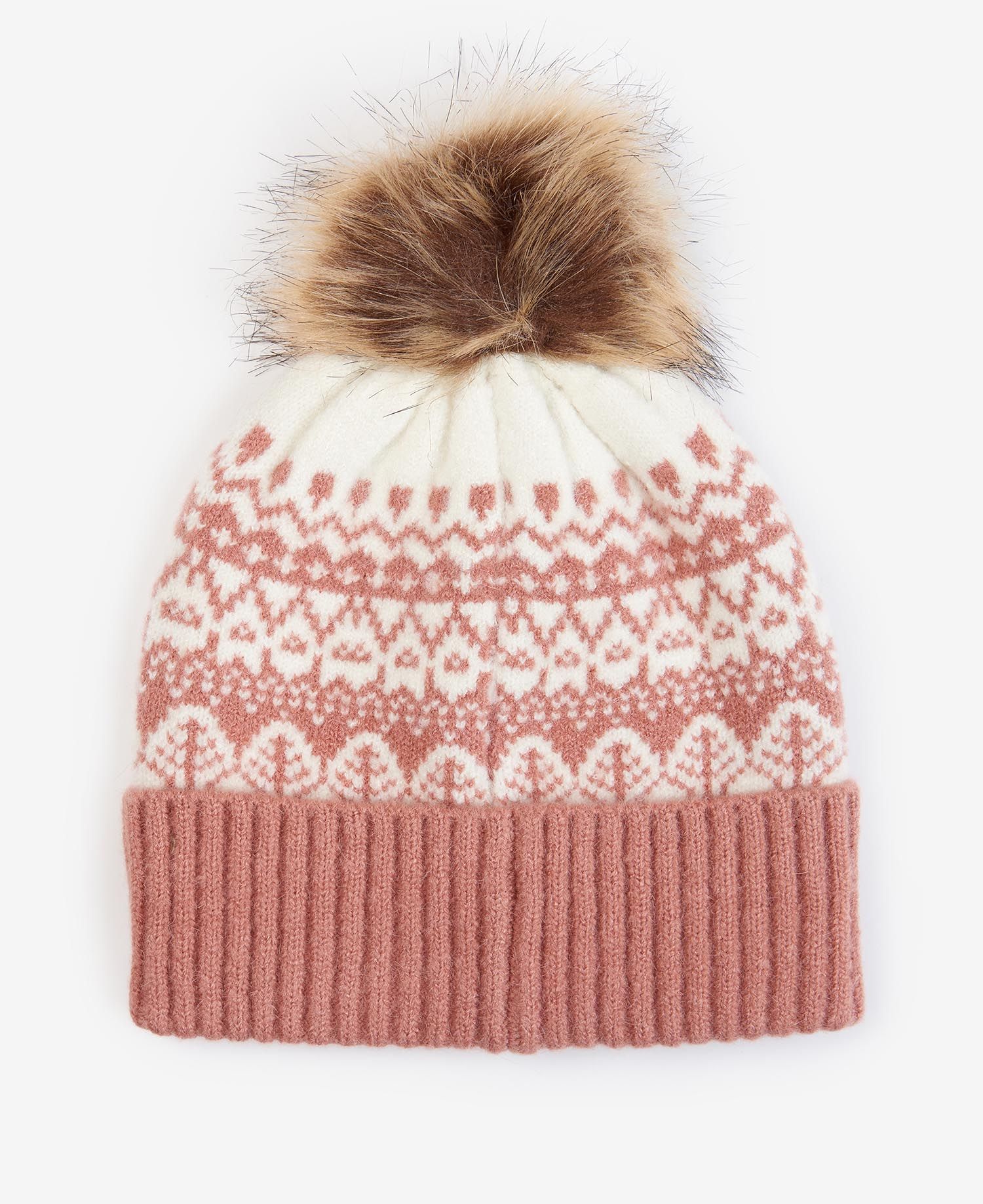 Barbour Alpine Fairisle Pom Women's Beanie Navy | 853907-FLO