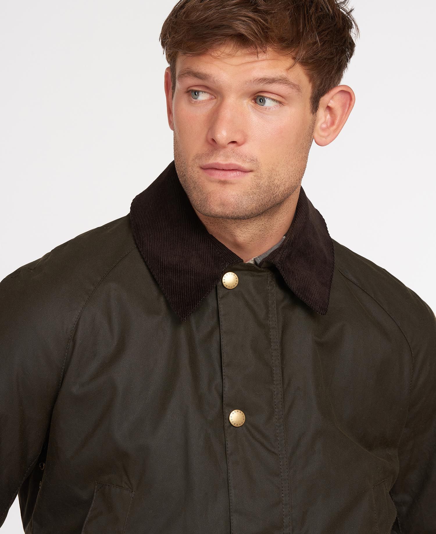 Barbour Ashby Men\'s Waxed Jackets Black | 057869-KSN