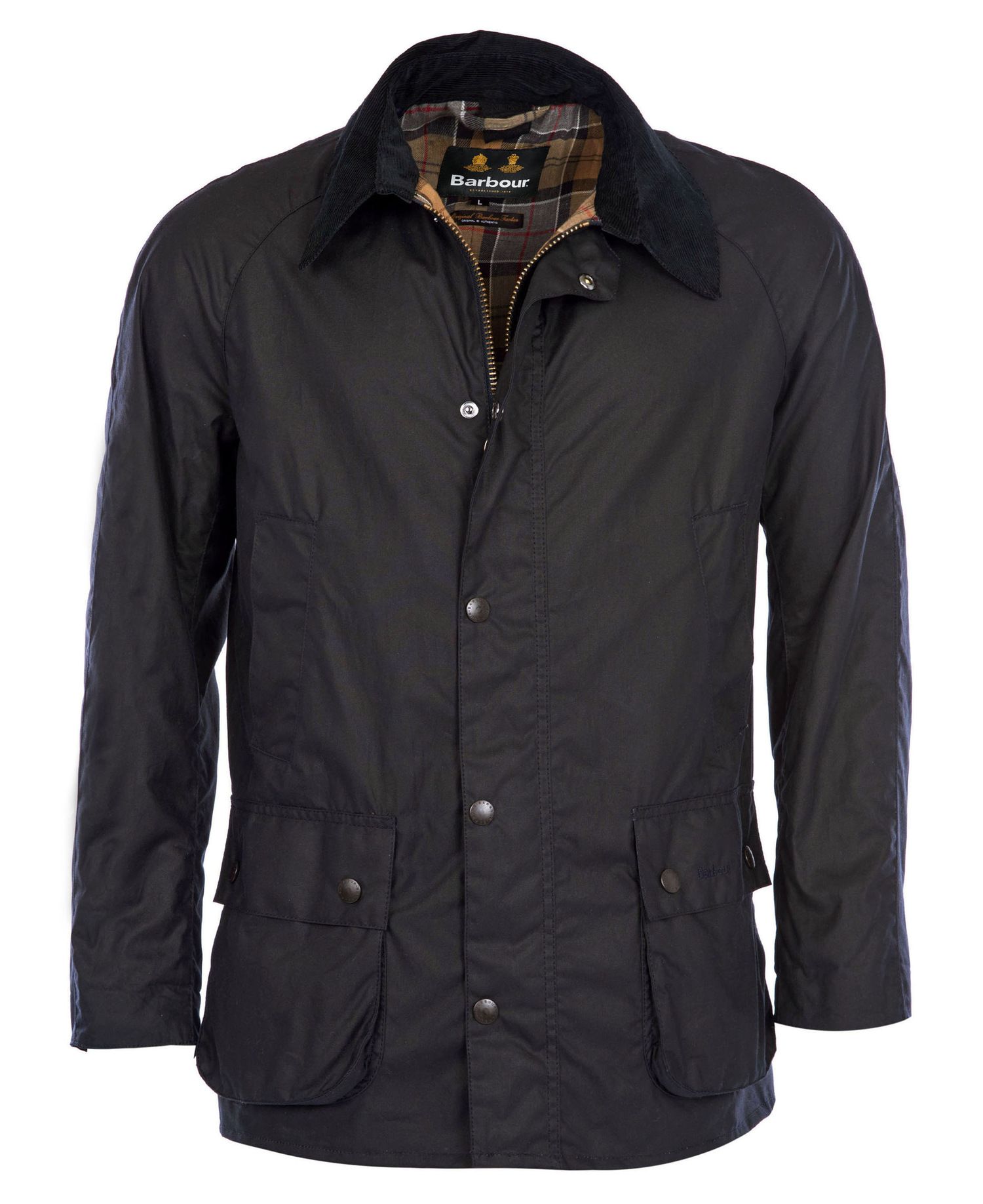 Barbour Ashby Men's Waxed Jackets Black | 496321-AMY