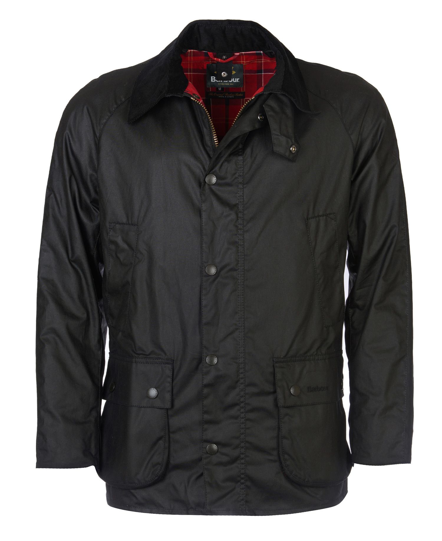 Barbour Ashby Men's Waxed Jackets Black | 975062-BAN