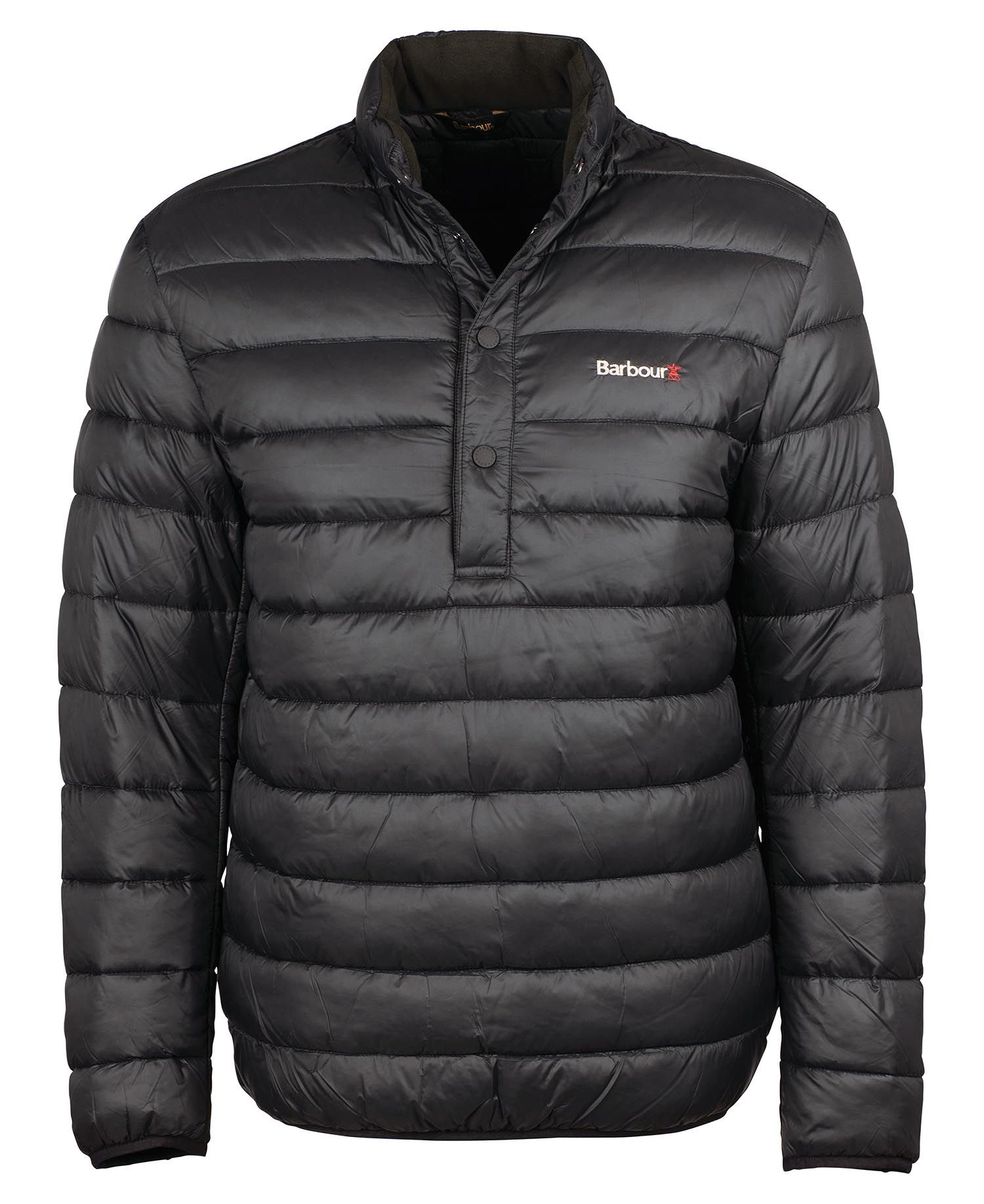 Barbour Baffle Overhead Men's Quilted Jackets Black | 348021-EWT