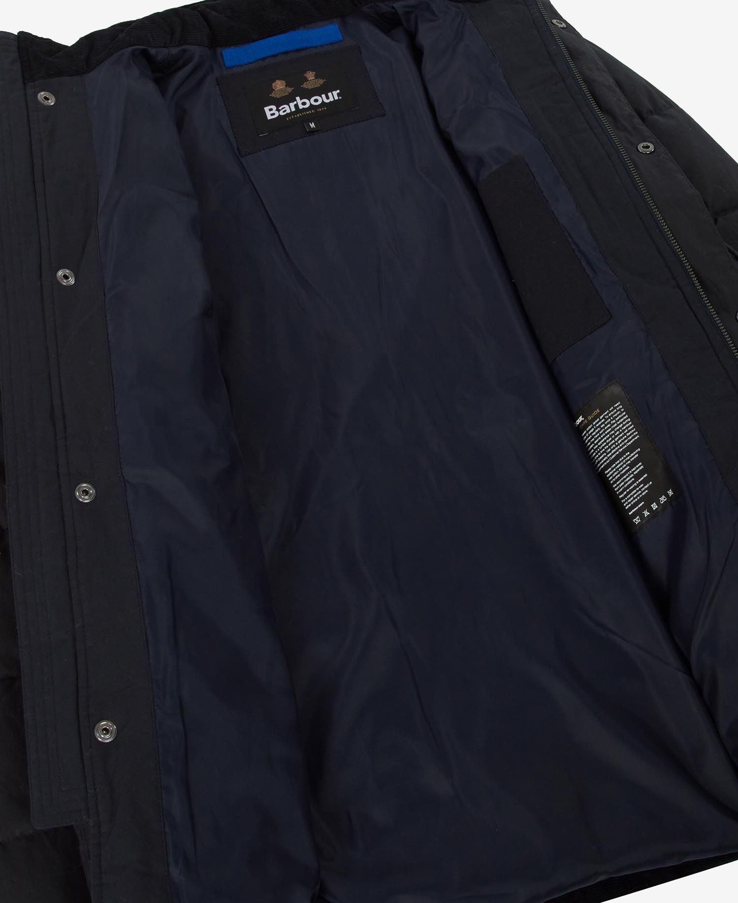 Barbour Baffle Trellon Men's Waxed Jackets Navy | 351076-LZM