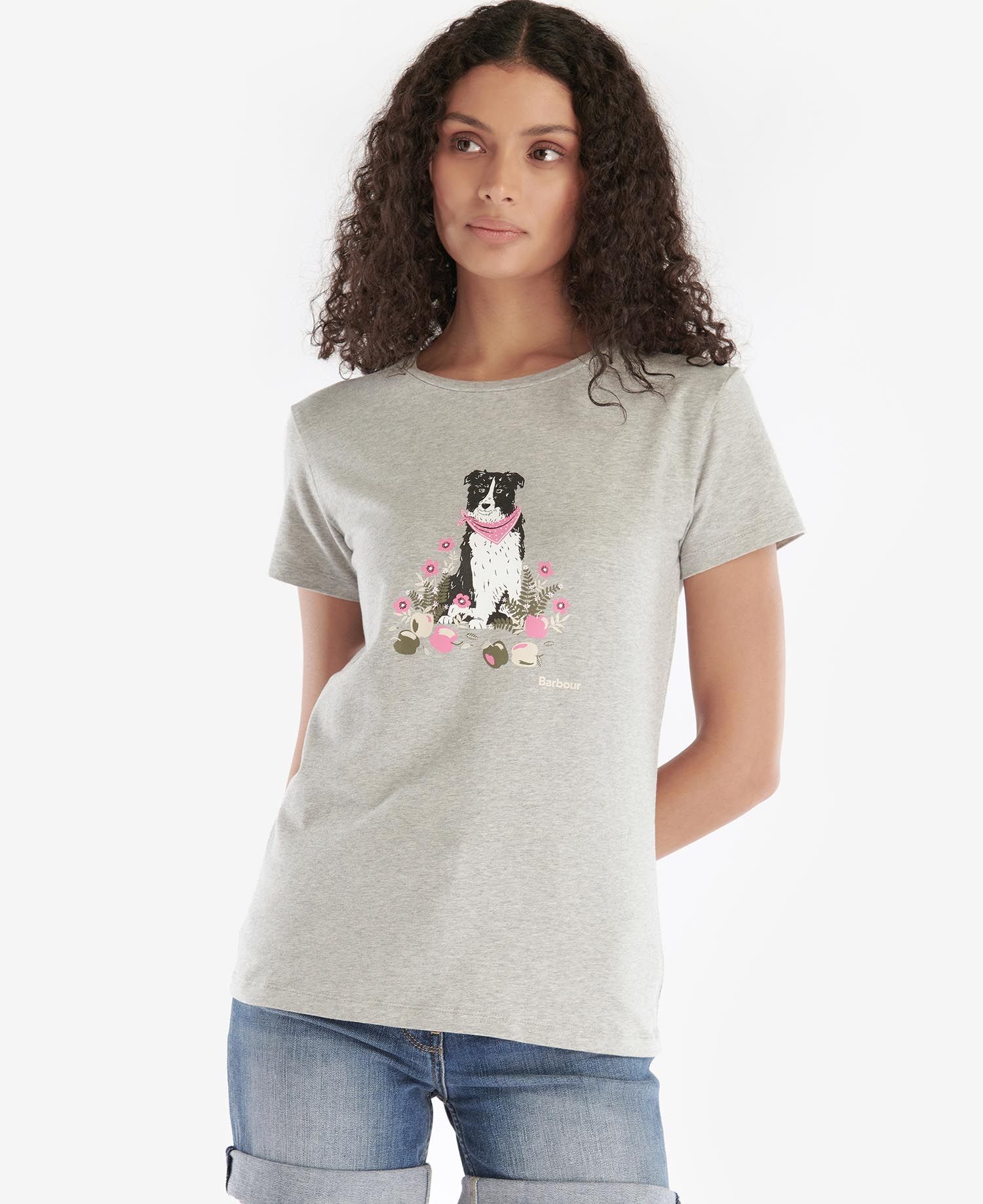 Barbour Beacons Women's T Shirts Grey | 721983-CPA