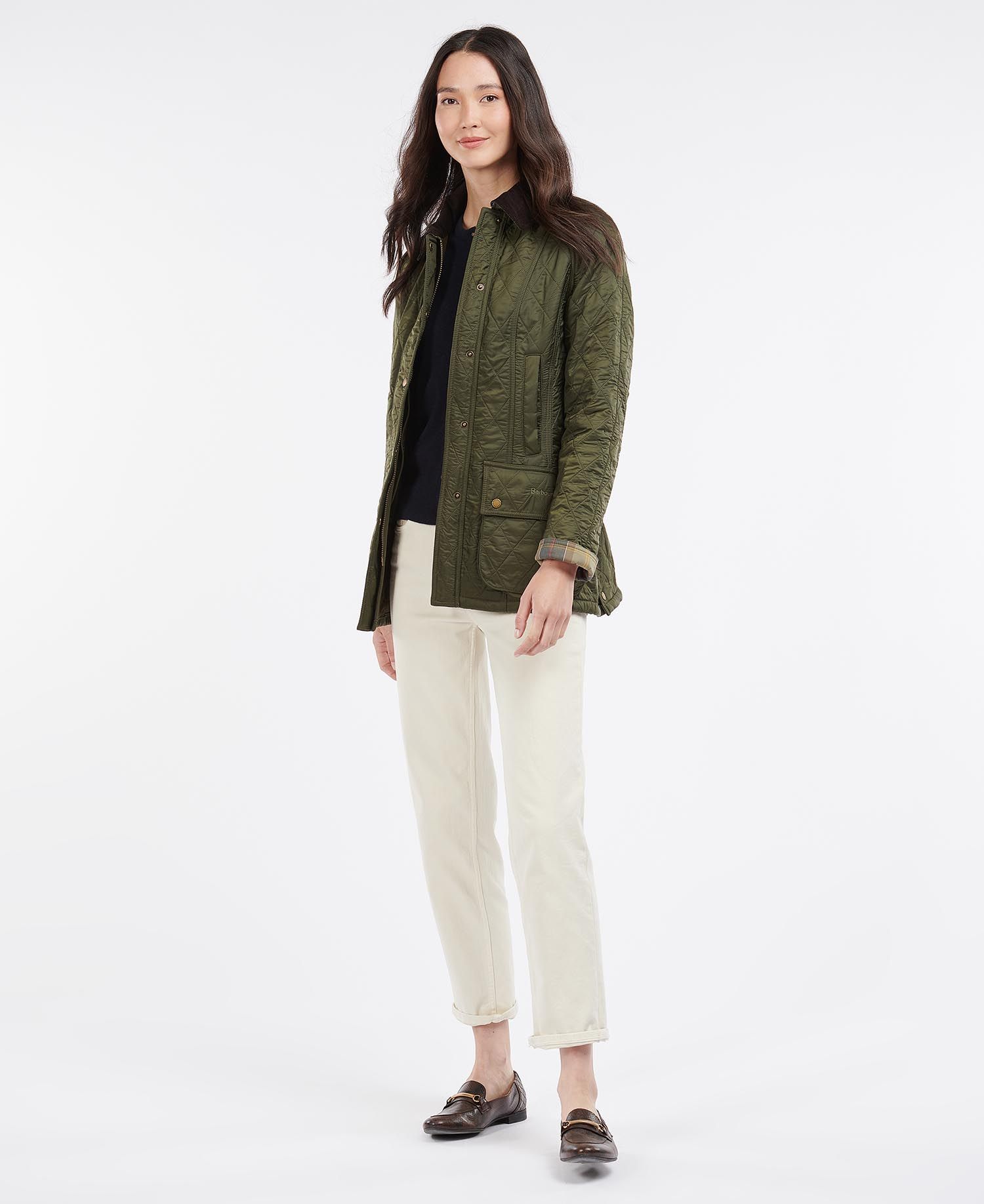 Barbour Beadnell Polarquilt Women's Quilted Jackets Olive | 745610-ZIM