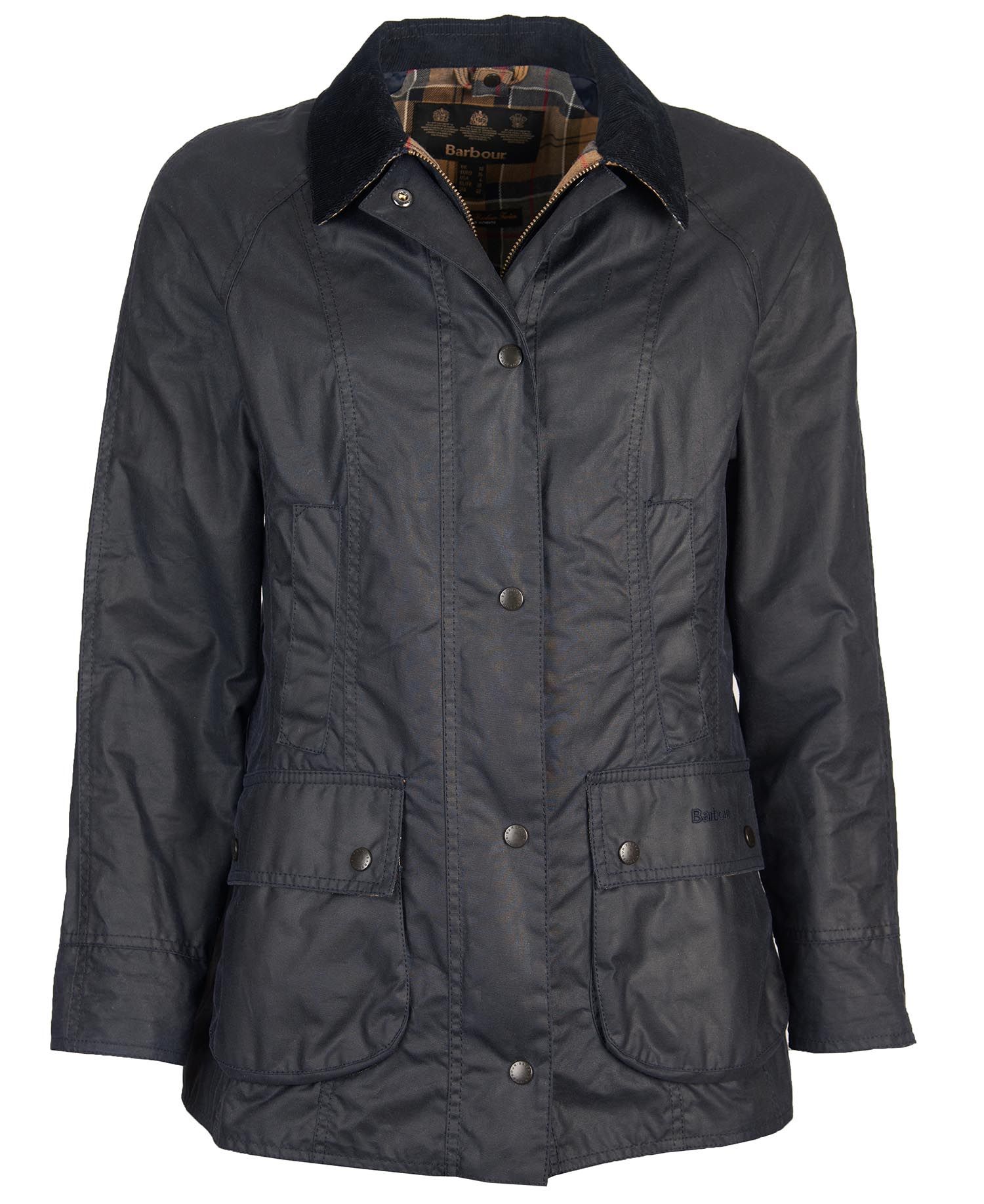 Barbour Beadnell Women's Waxed Jackets Black | 463205-QLI