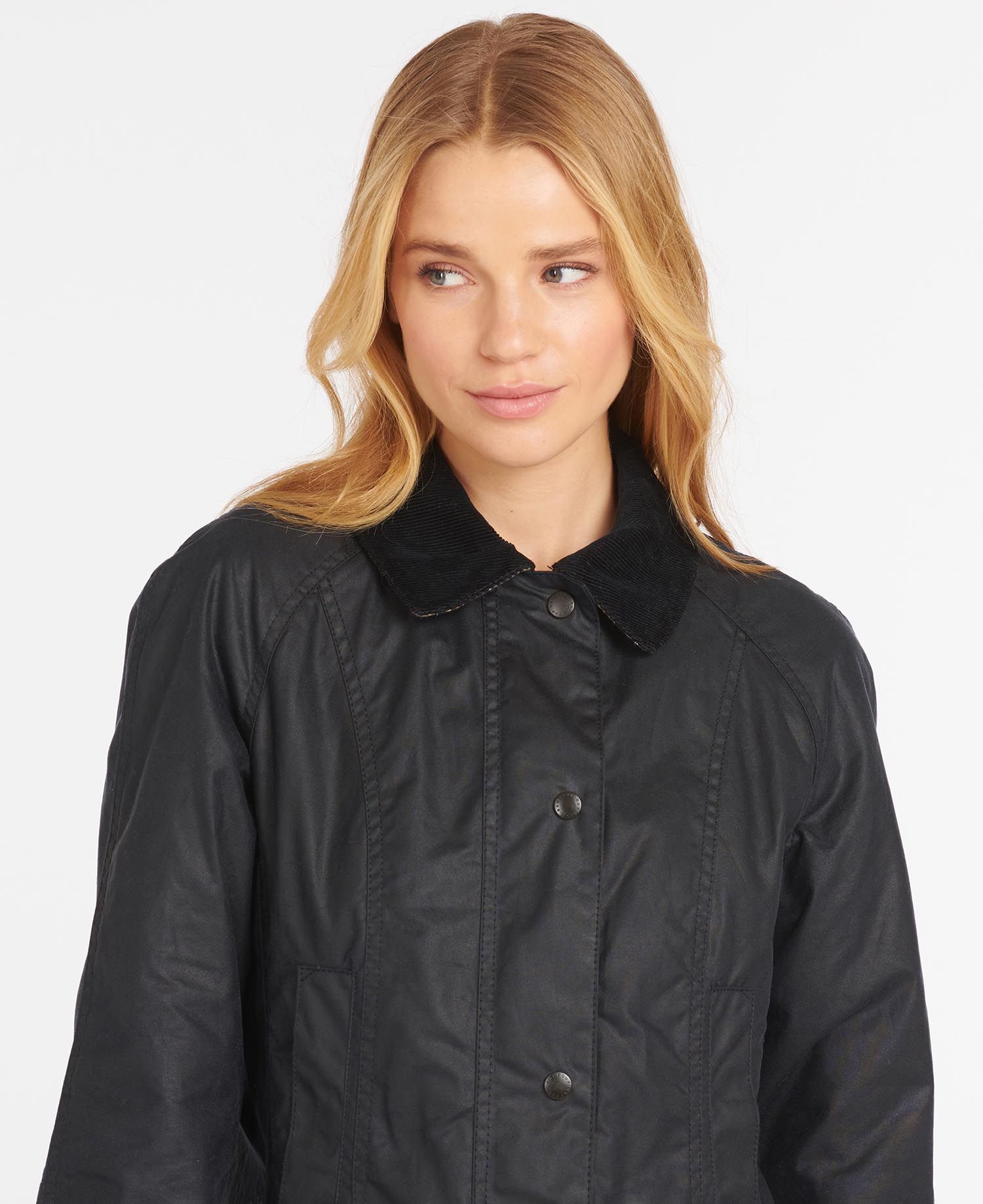 Barbour Beadnell Women's Waxed Jackets Black | 463205-QLI