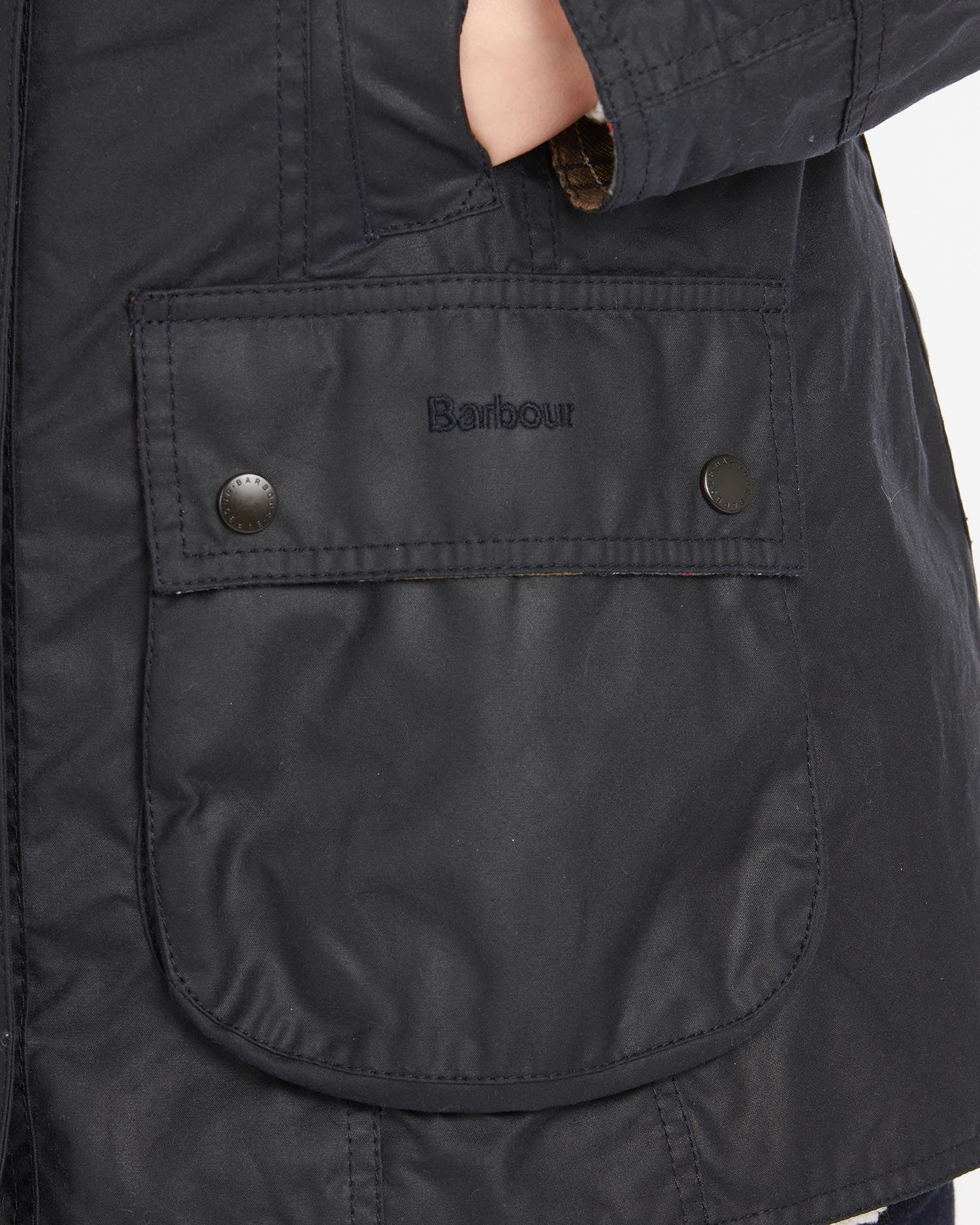 Barbour Beadnell Women's Waxed Jackets Black | 463205-QLI