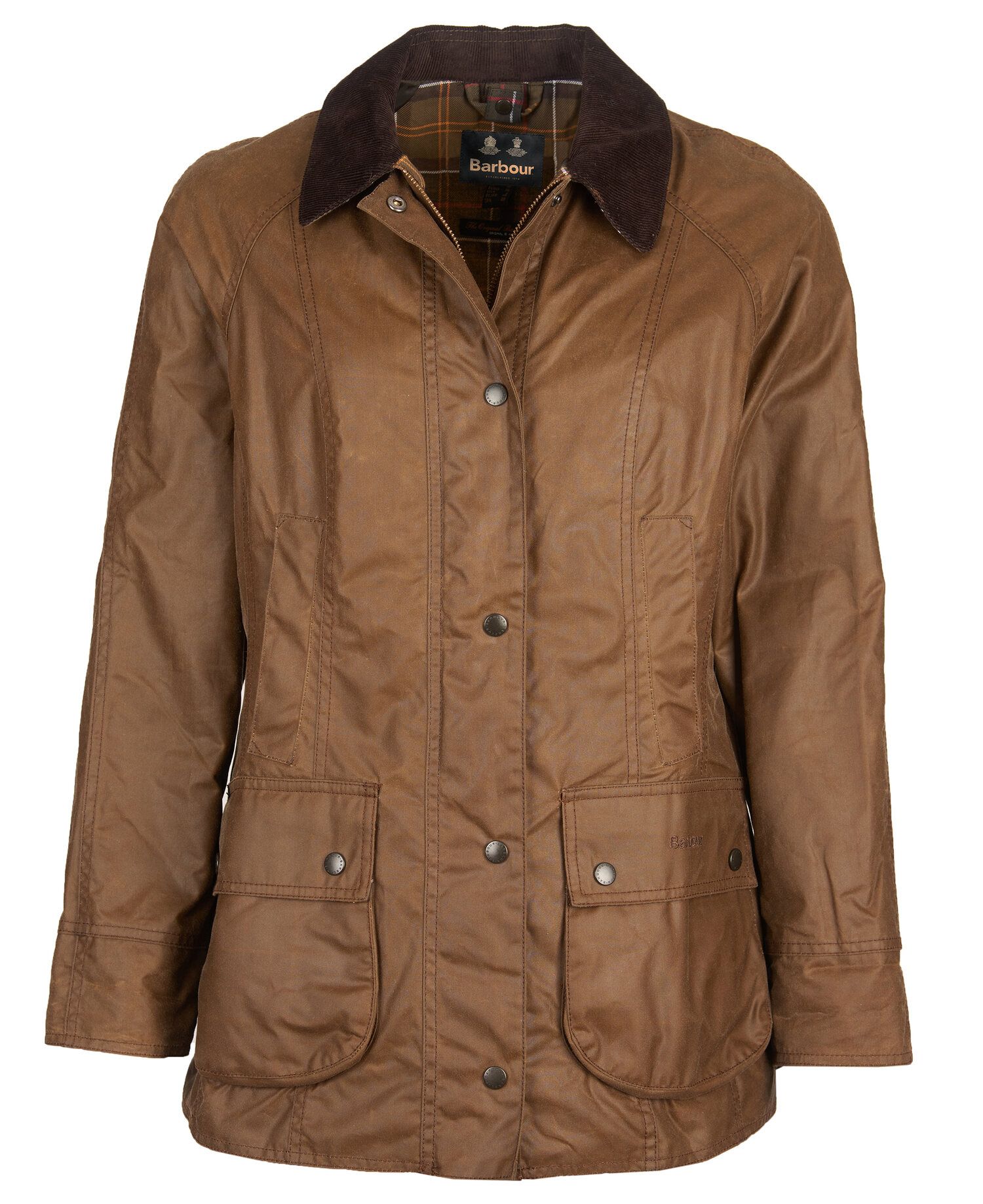 Barbour Beadnell Women's Waxed Jackets Brown | 467823-XDG