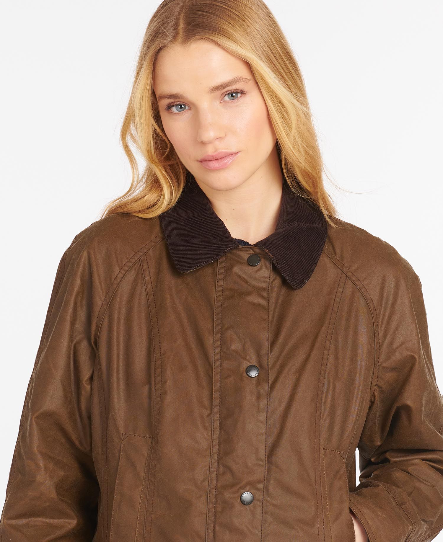 Barbour Beadnell Women's Waxed Jackets Brown | 467823-XDG