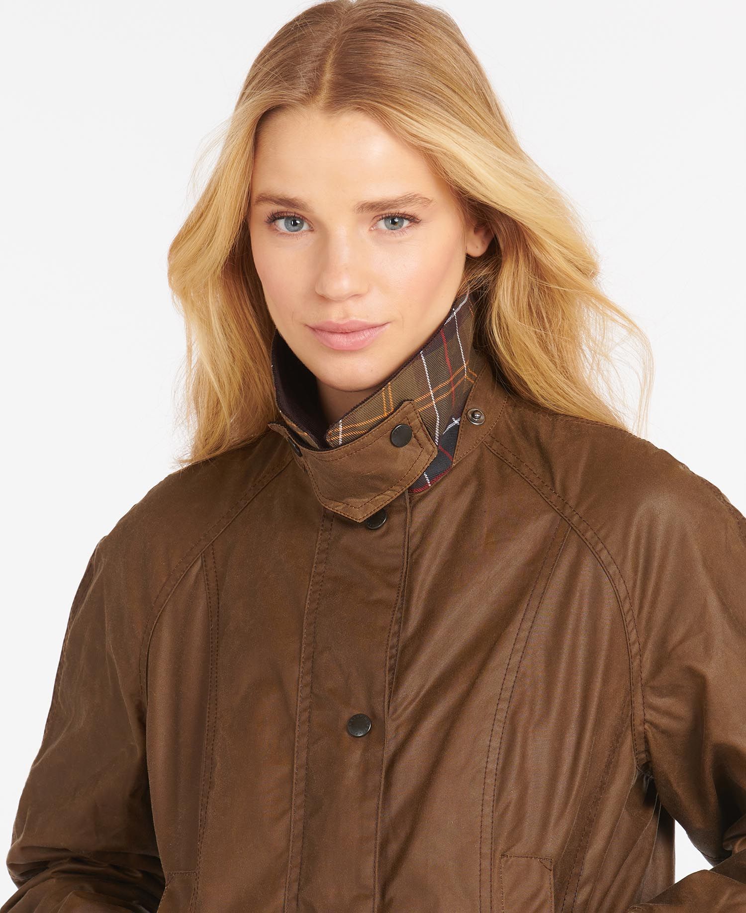 Barbour Beadnell Women's Waxed Jackets Brown | 467823-XDG