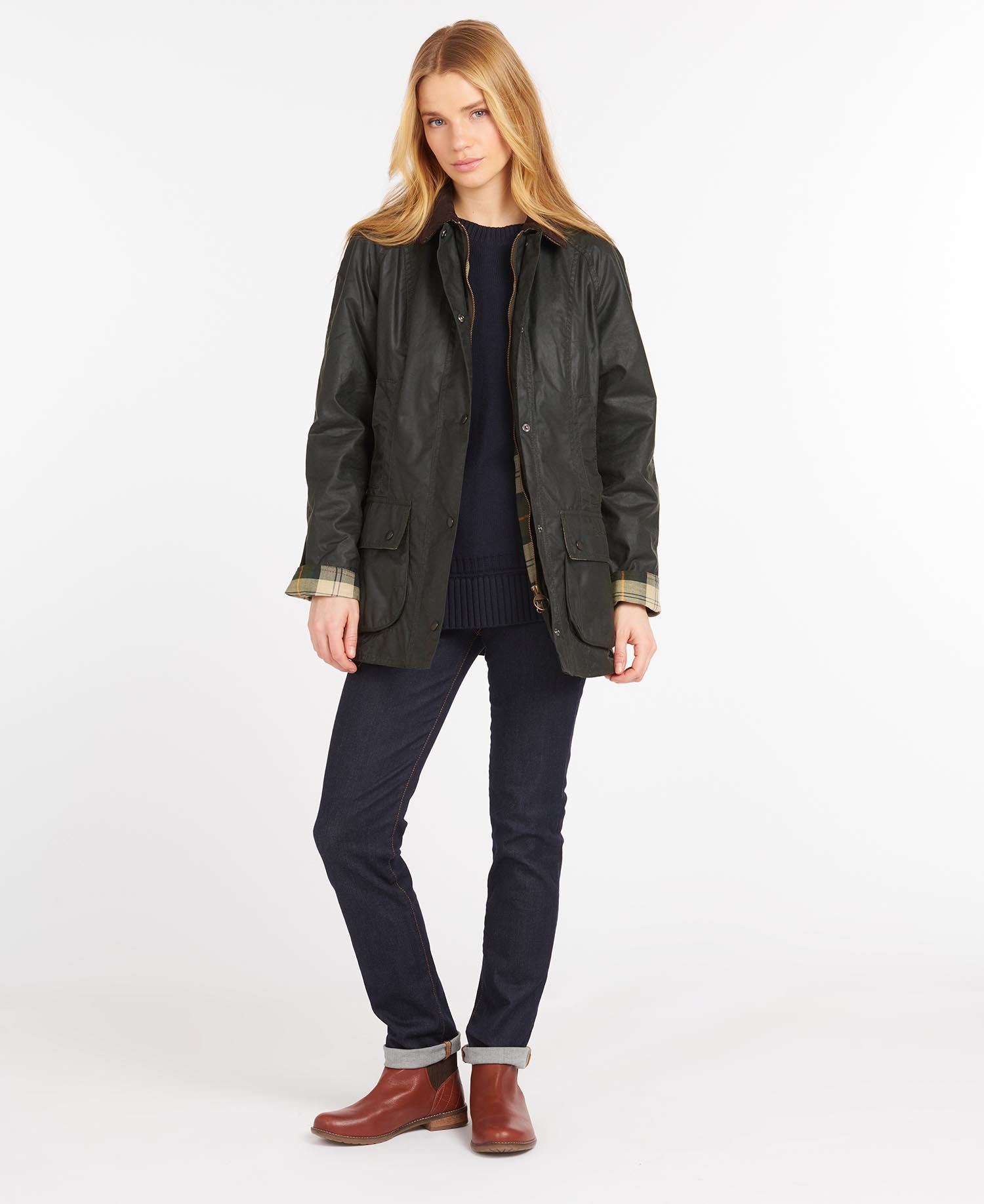 Barbour Beadnell Women's Waxed Jackets Black | 729084-FPU