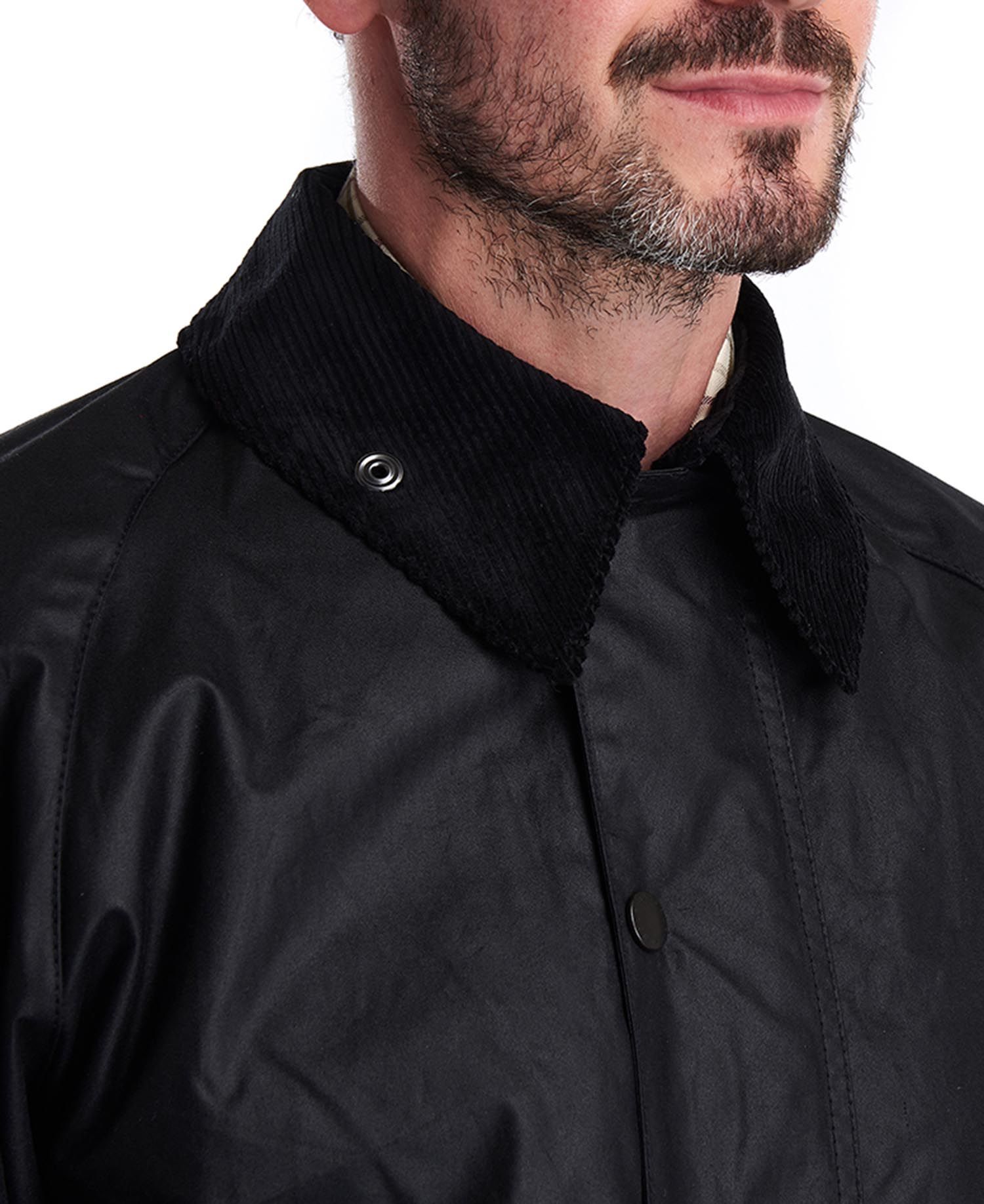 Barbour Beaufort Men's Waxed Jackets Black | 089725-NMX