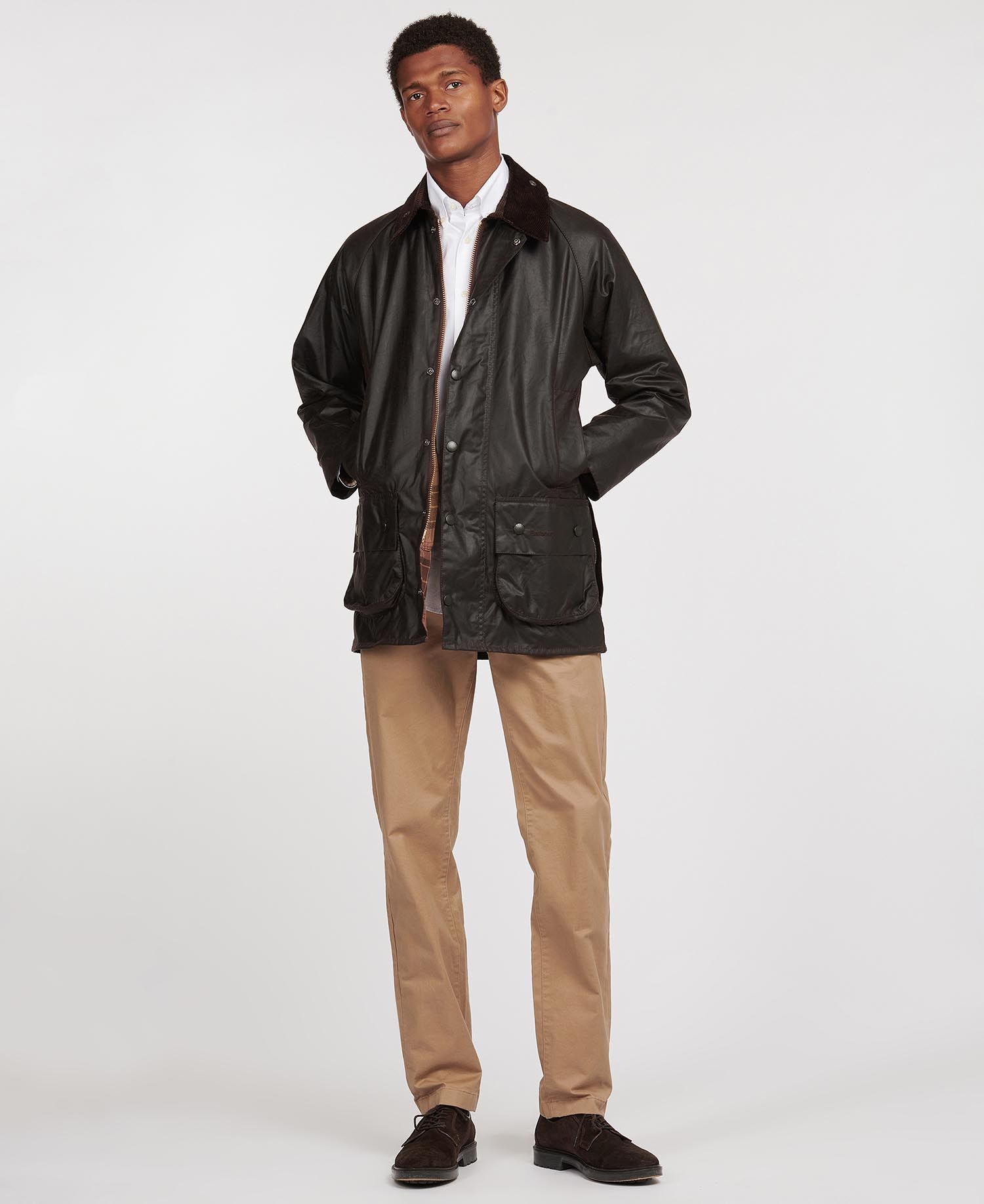 Barbour Beaufort Men's Waxed Jackets Black | 274819-THA